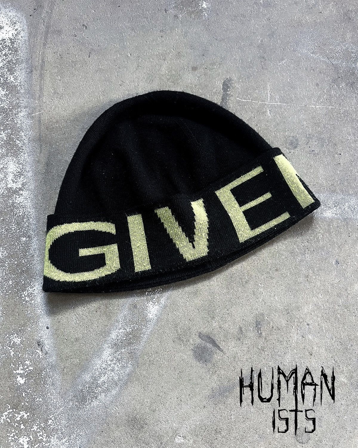 Givenchy GREEN JACQUARD LOGO BEANIE Size ONE SIZE - 1 Thumbnail