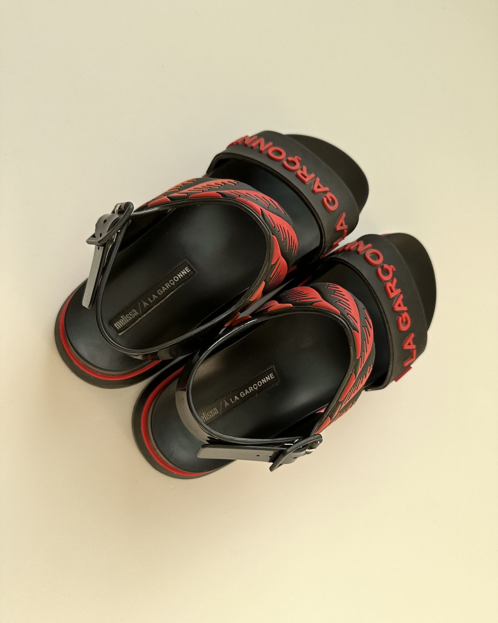 Melissa Melissa x À La Garçonne — Platform red and black Sandals Size US 6 / IT 36 - 5 Thumbnail