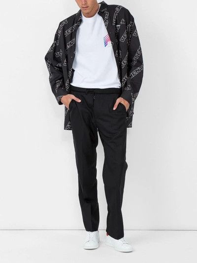 Vetements o1y0924 Patterned Shirt in Black Size US M / EU 48-50 / 2 - 2 Thumbnail