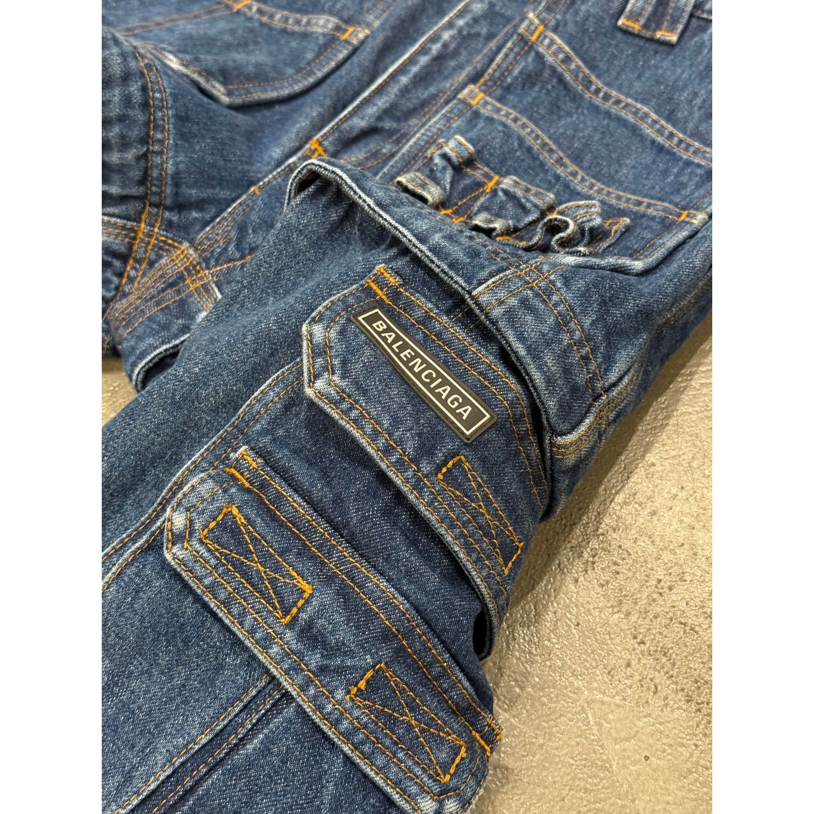 Balenciaga 2017 Balenciaga runway convertible cargo denim pants Size 24" / US 00 / IT 34 - 4 Thumbnail