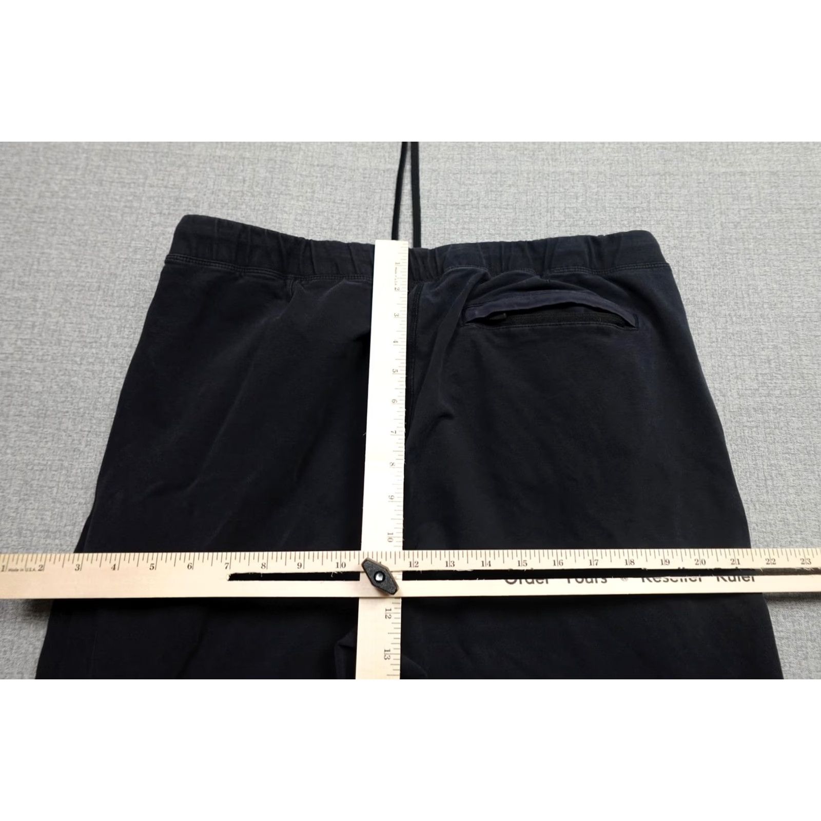 Vintage Mack Weldon Sweatpants Mens XL Black Jogger French Terry Zip Pocket Stretch Size US 36 / EU 52 - 7 Thumbnail