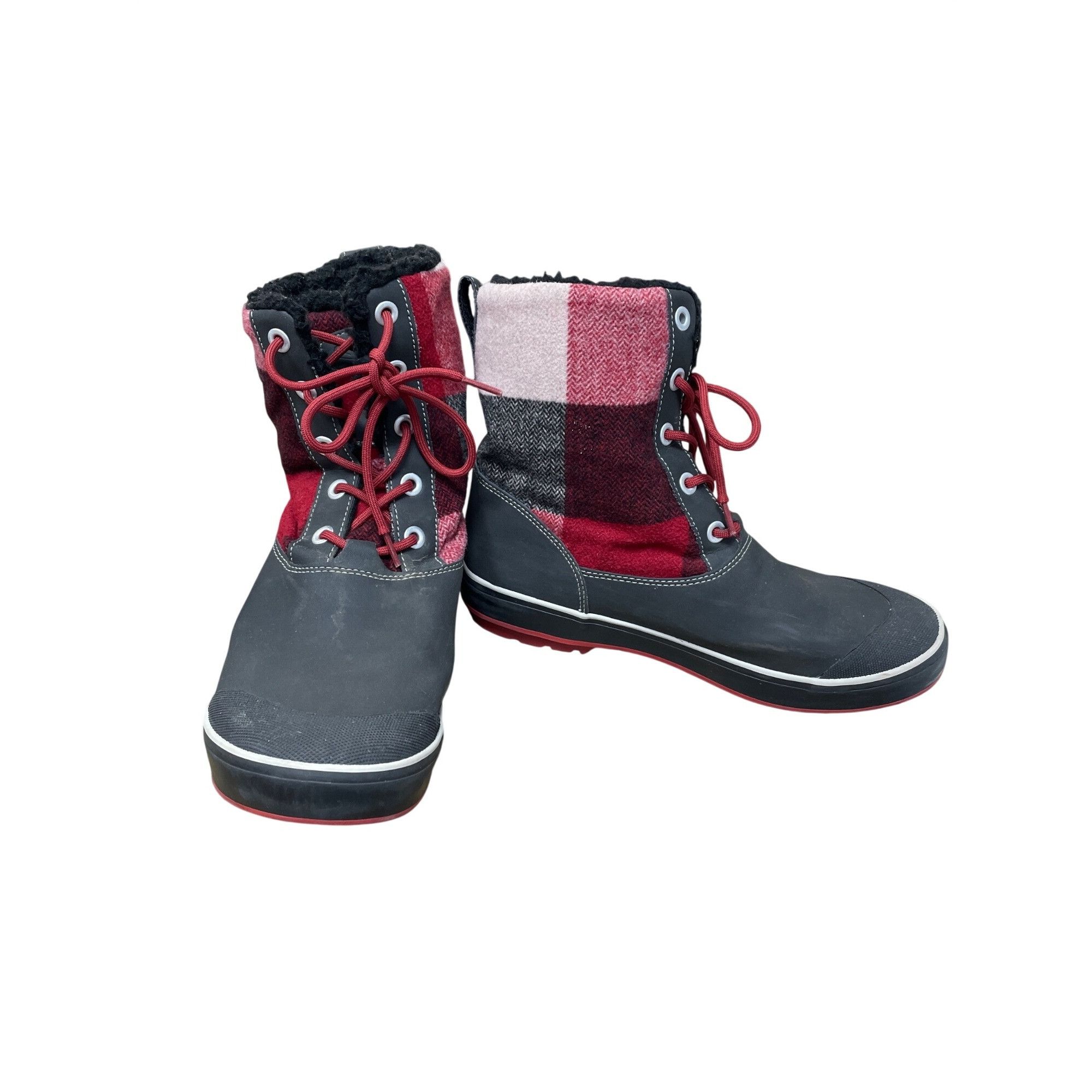 KEEN Keen womans red black plaid waterproof wool insulated winter Size US 10 / IT 40 - 1 Thumbnail