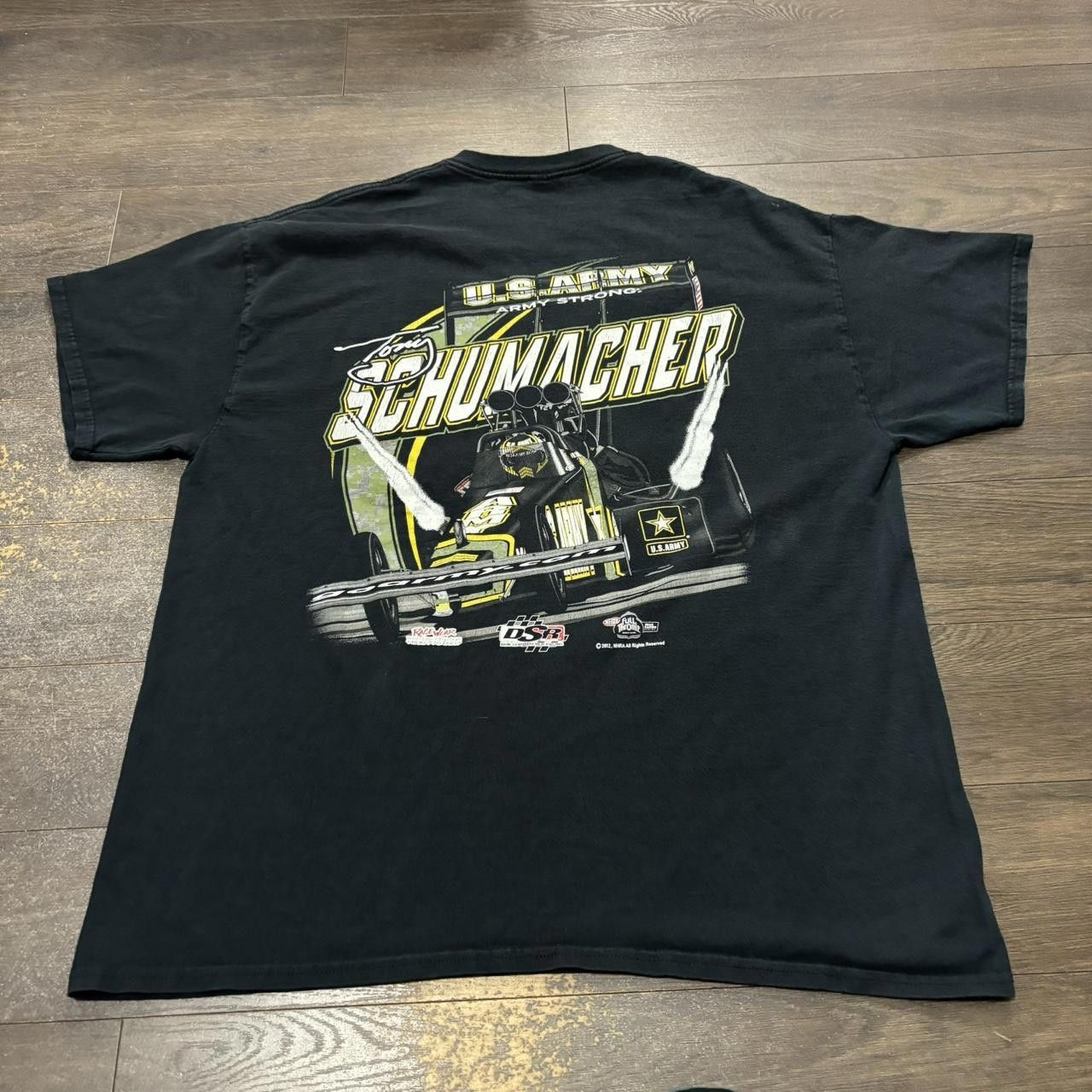 Gildan vintage Tony Schumacher us army racing T Shirt 2012 XL Size US XL / EU 56 / 4 - 4 Thumbnail