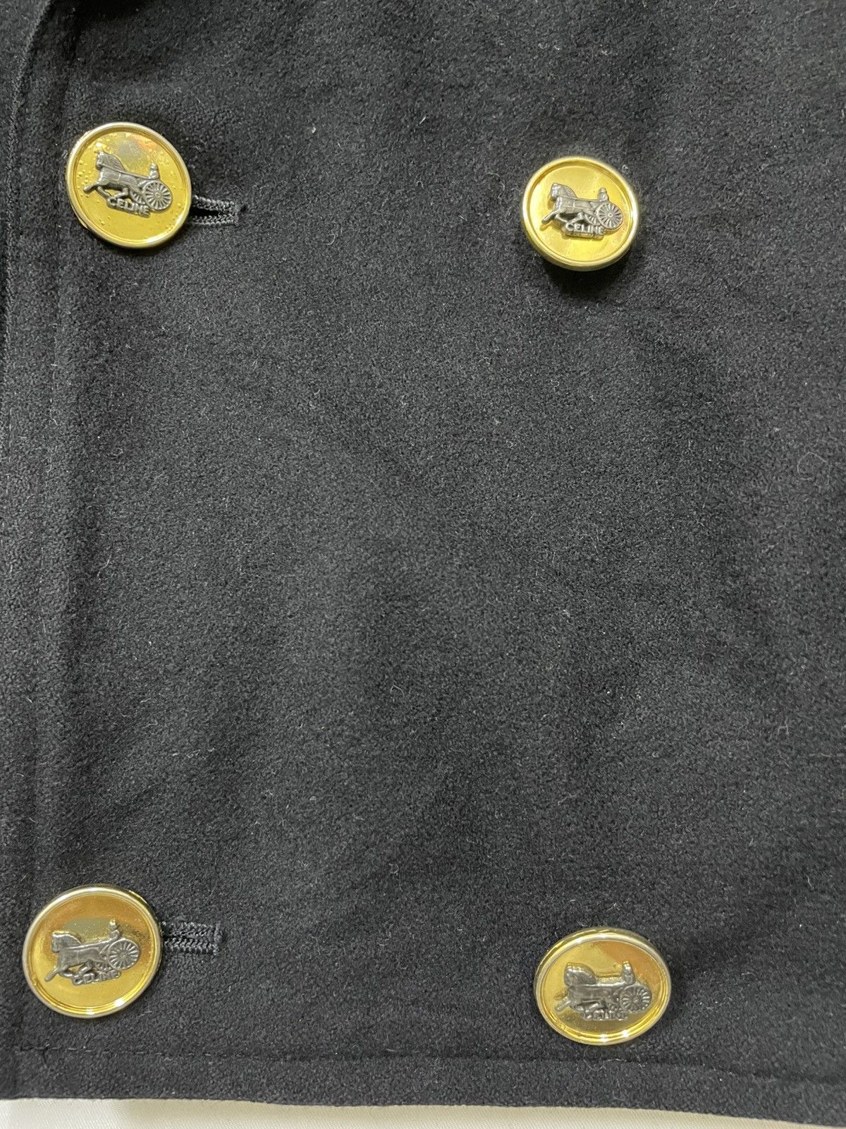 Celine Double Breasted Pin Celine Blazer Size US M / EU 48-50 / 2 - 11 Thumbnail