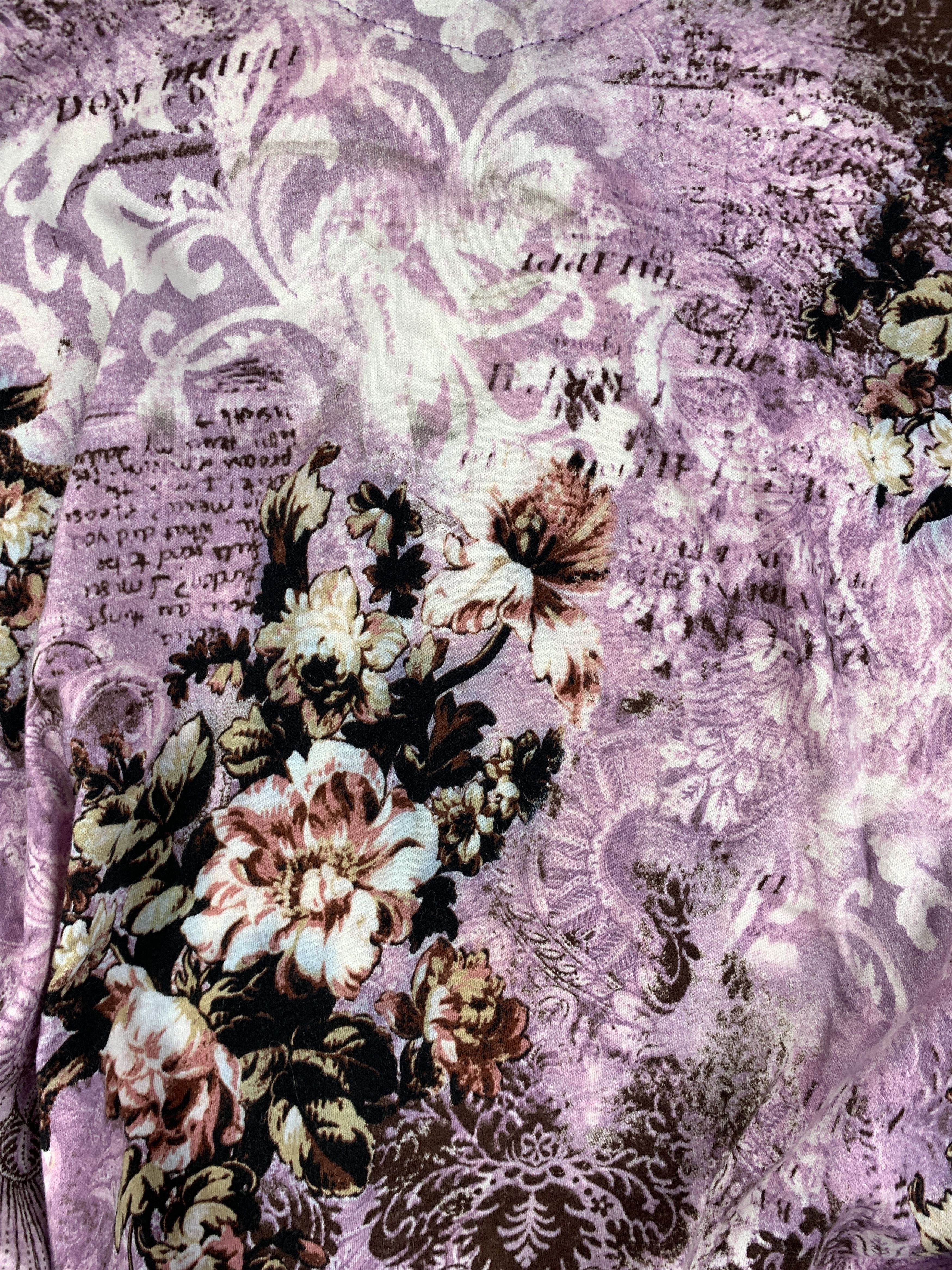 Tornado Mart 2000s Tornado Mart Japan Floral Poem Top (M) Size M / US 6-8 / IT 42-44 - 4 Thumbnail