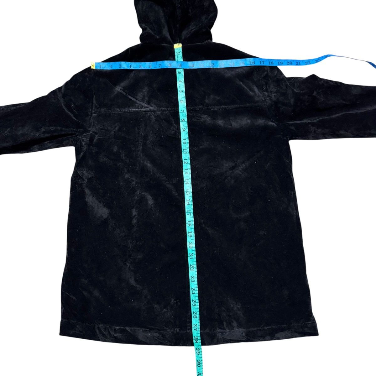 Japanese Brand Sugared Japan Black Velvet Faux Fur Hooded Jacket Size US M / EU 48-50 / 2 - 13 Thumbnail