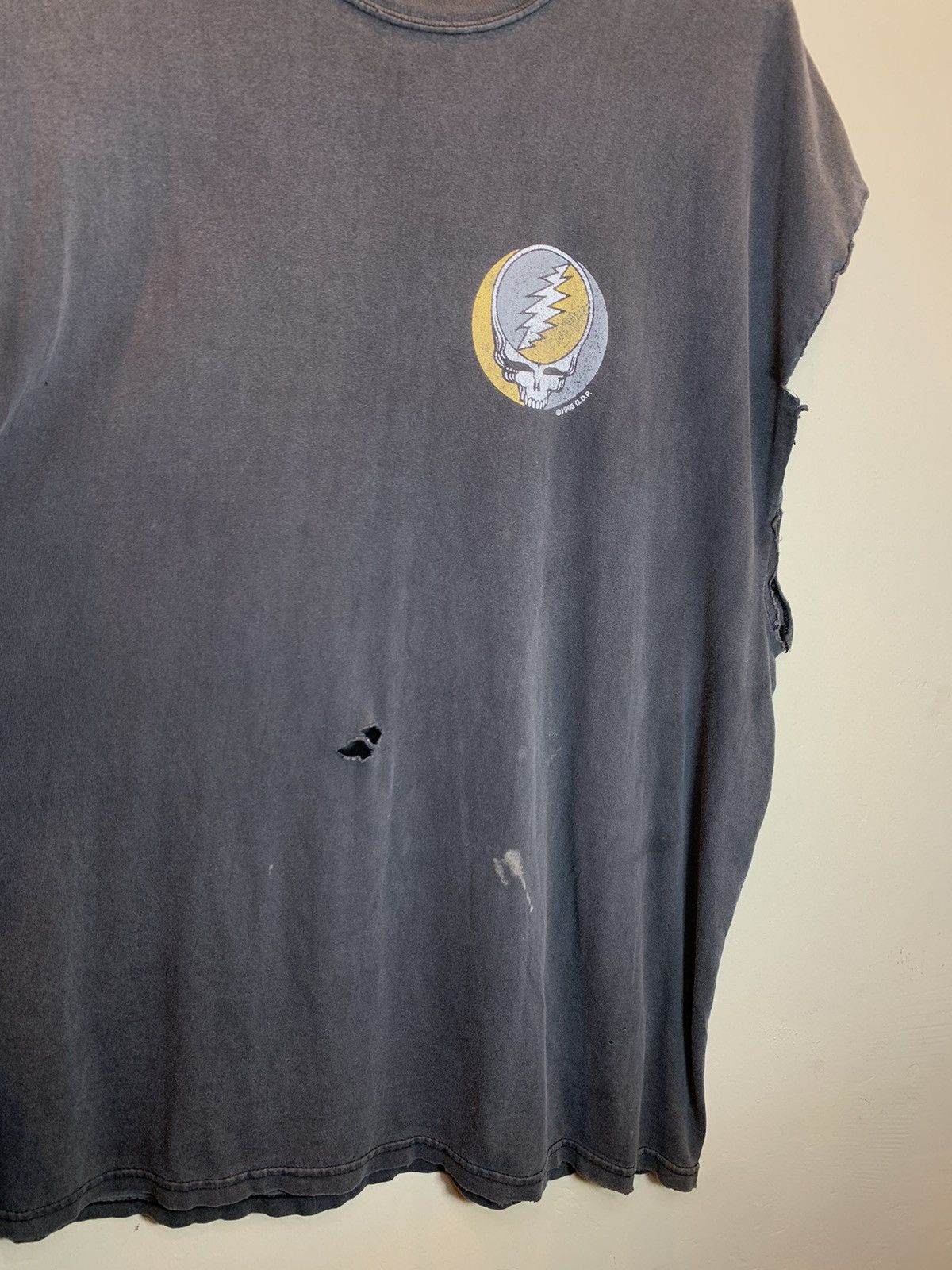 Grateful Dead *RARE* Vintage 90’s Grateful Dead 30 Year Anniversary Cutoff Size US XXL / EU 58 / 5 - 3 Thumbnail