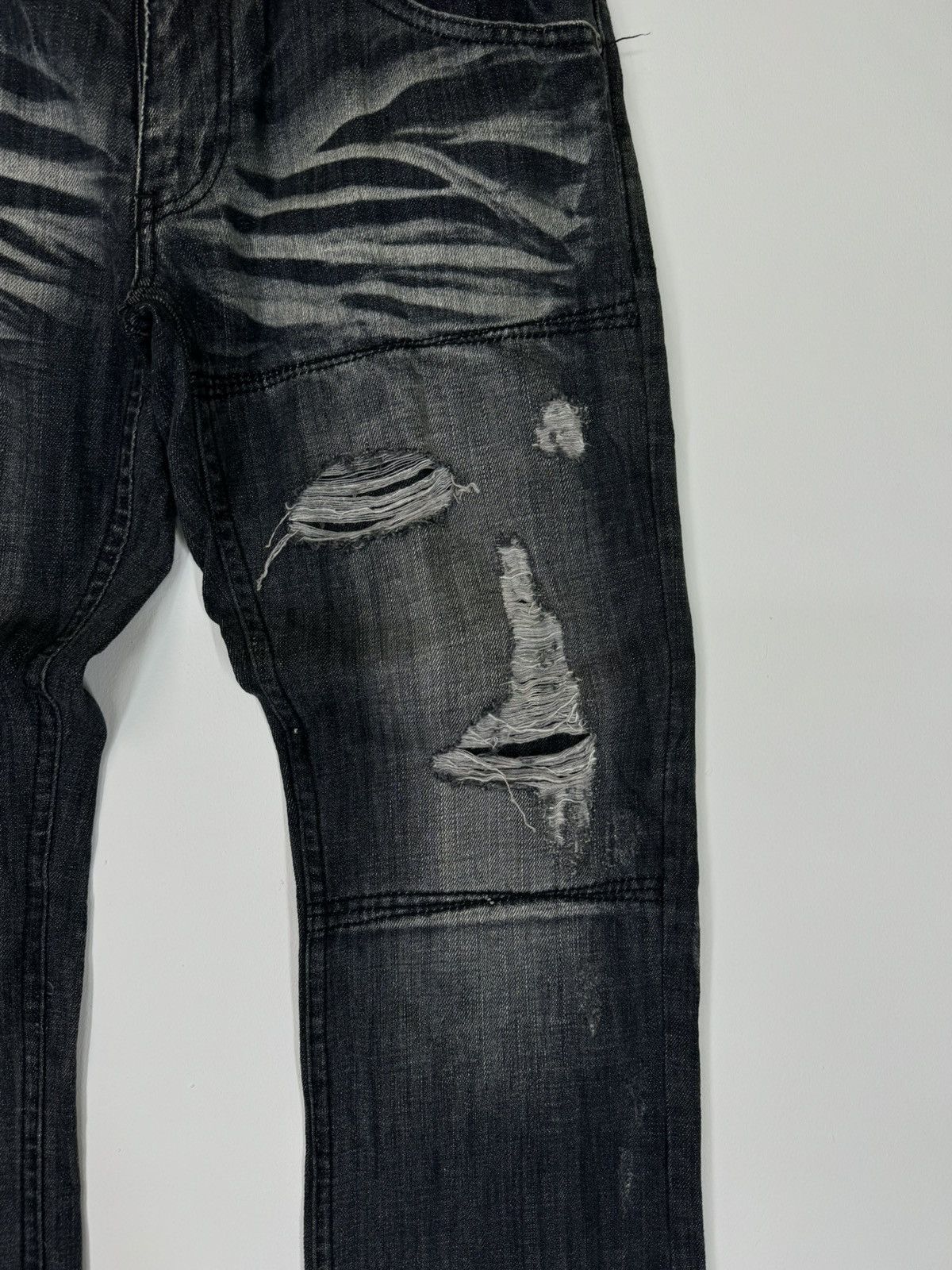 If Six Was Nine SEMANTIC DESIGN DISTRESSED ACID WASH UNDERCOVER PUNK DENIM Size US 30 / EU 46 - 7 Thumbnail