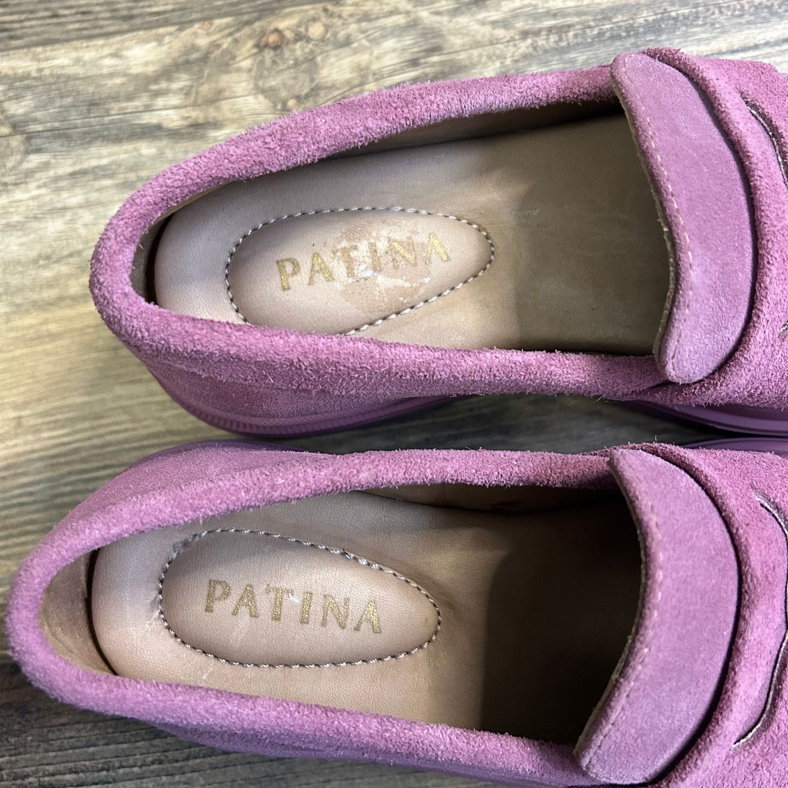 Portland Leather Portland Leather Patina Zoe Chunky Loafers Shoes Pink 6 Size US 6 / IT 36 - 7 Thumbnail