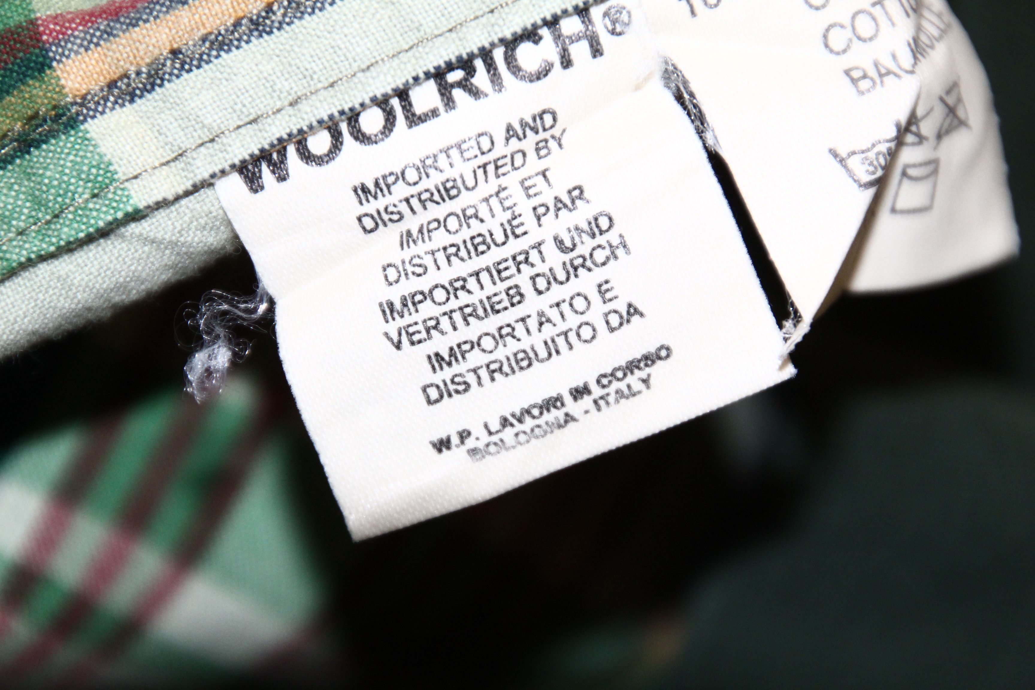 Woolrich Woolen Mills Vtg Woolrich Madras Cotton Woven Lightweight Jacket Size US L / EU 52-54 / 3 - 10 Thumbnail