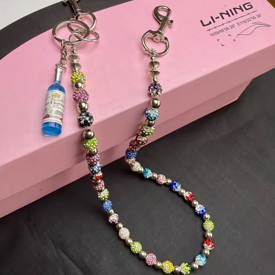 Jewelry Colorful Beads Pant Chain Size ONE SIZE - 2 Thumbnail