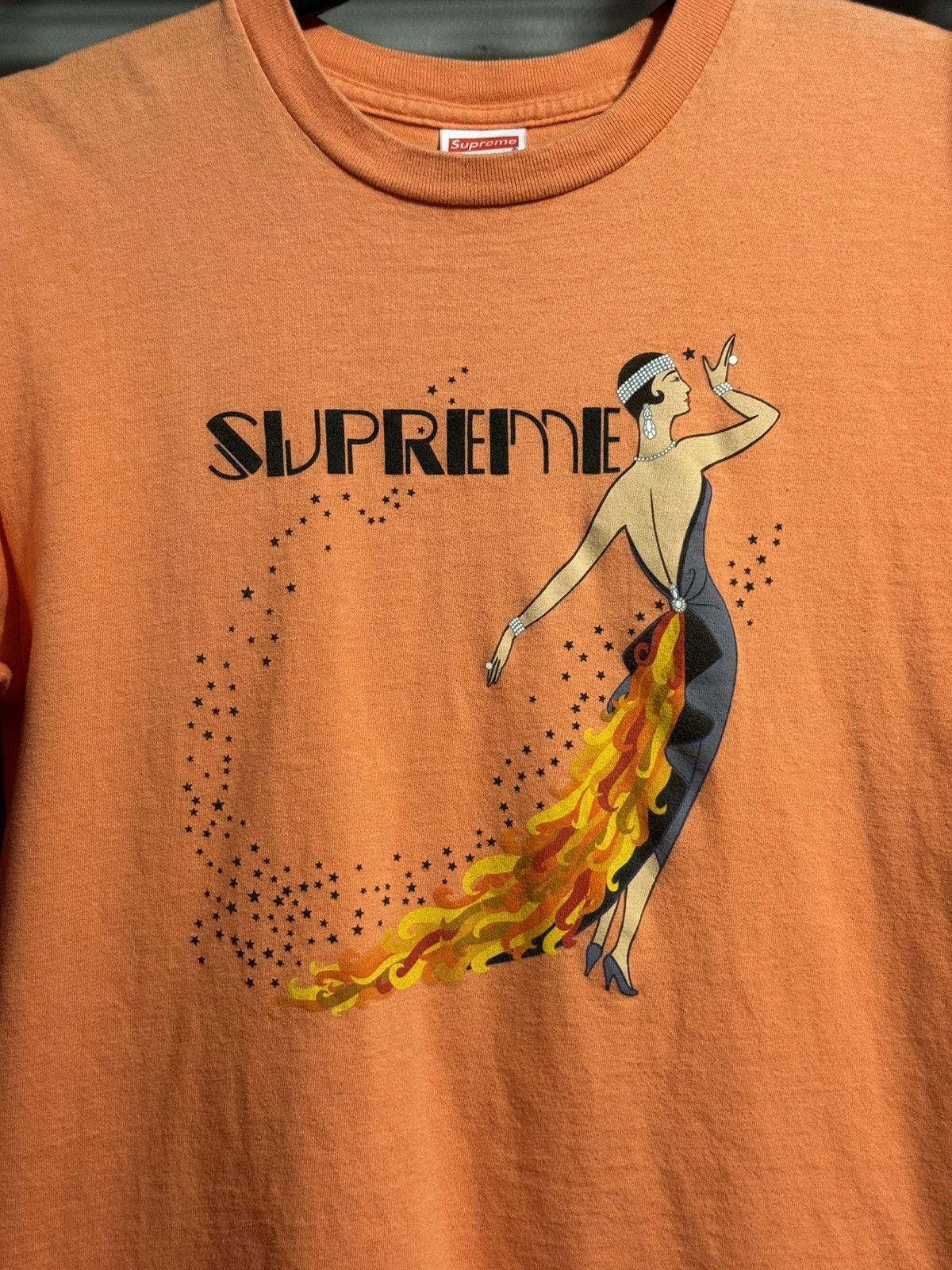 Supreme Supreme Star Dust Tee SS12 Orange M Size US M / EU 48-50 / 2 - 2 Thumbnail