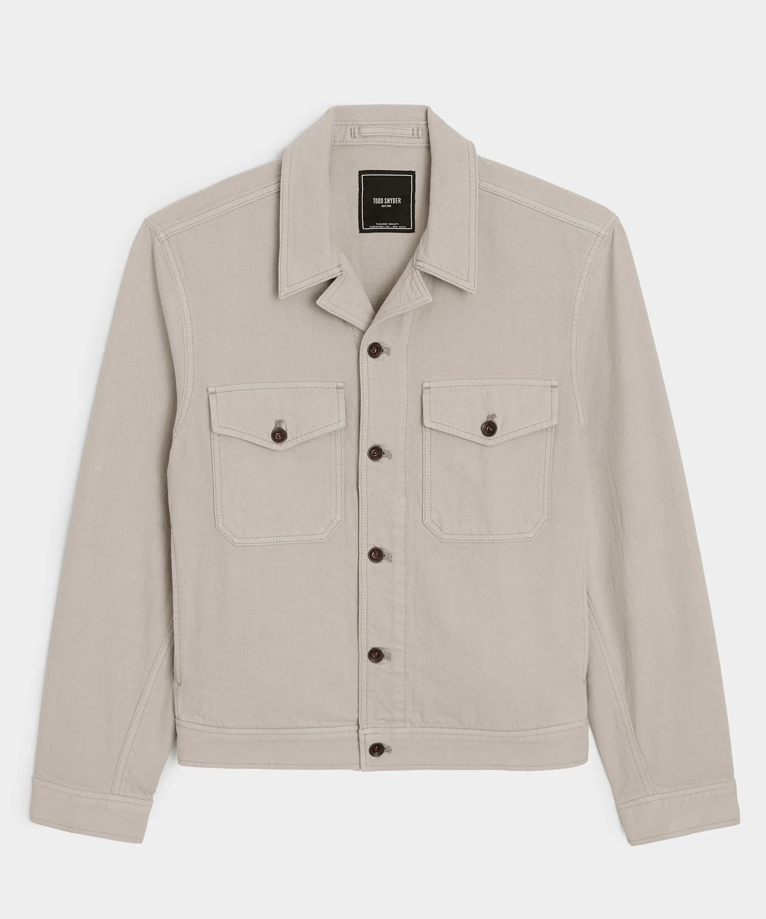 Todd Snyder Cropped Eisenhower Jacket in Stone Large $298