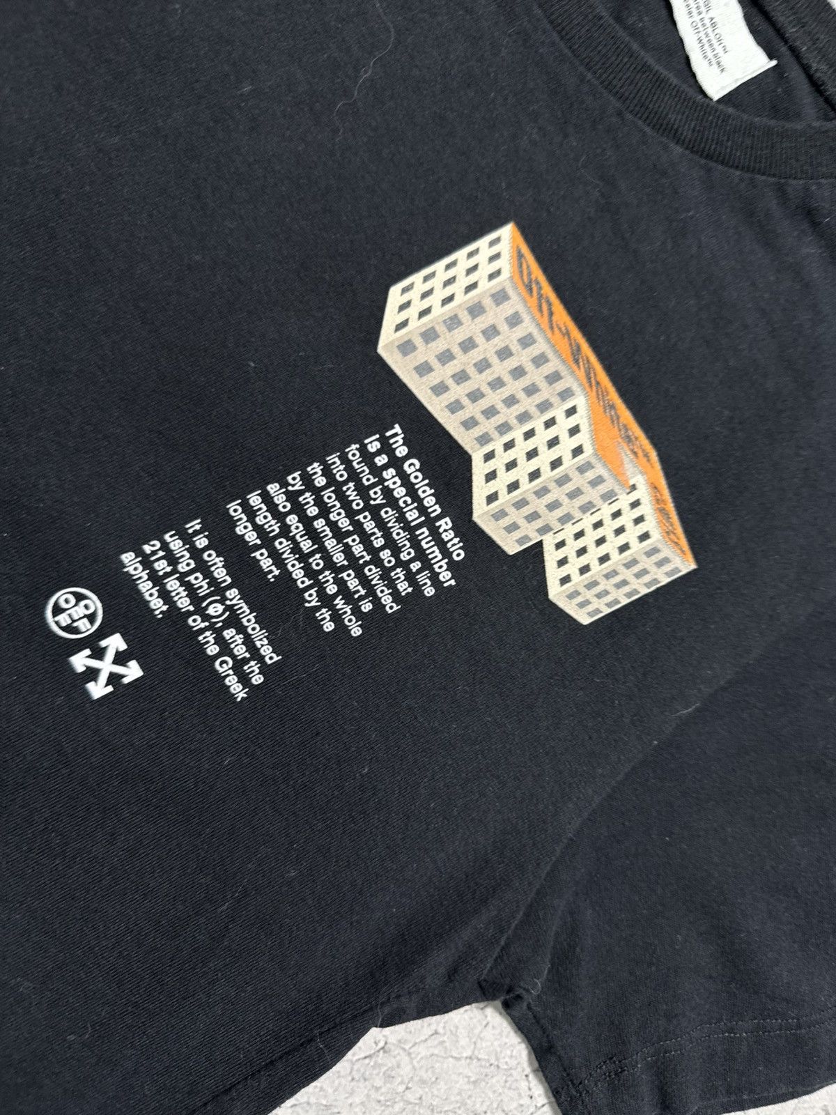 Off-White Off-White Rationalism Luxury Black Big Logo Shirt Size S Size US S / EU 44-46 / 1 - 4 Thumbnail