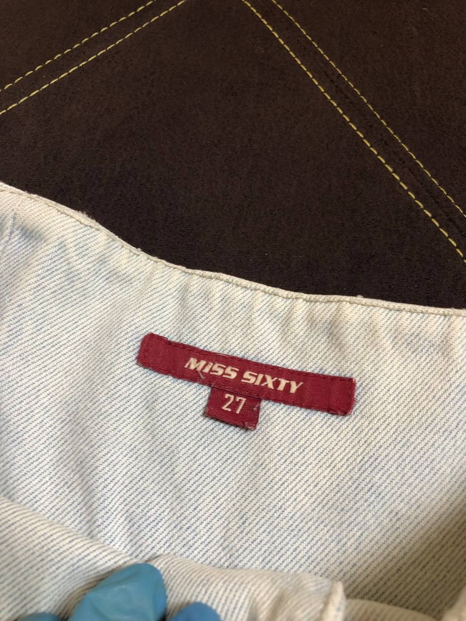 Miss Sixty 90s Miss Sixty Vintage Denim flared shorts Size 27" / US 4 / IT 40 - 2 Thumbnail