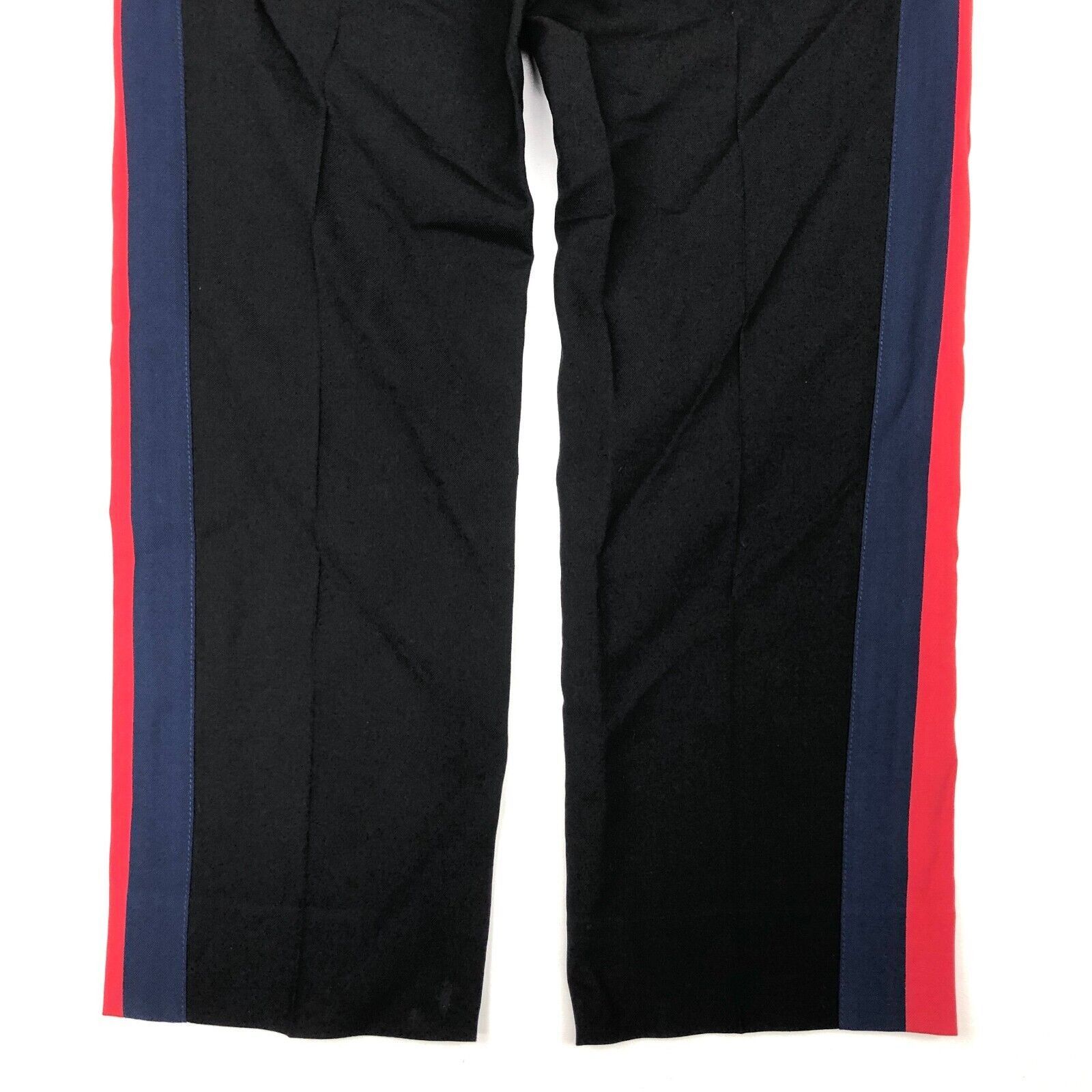 Gucci Gucci Wool Track Pants Black Blue and Red Side Stripe Size US 44 / EU 60 - 10 Thumbnail