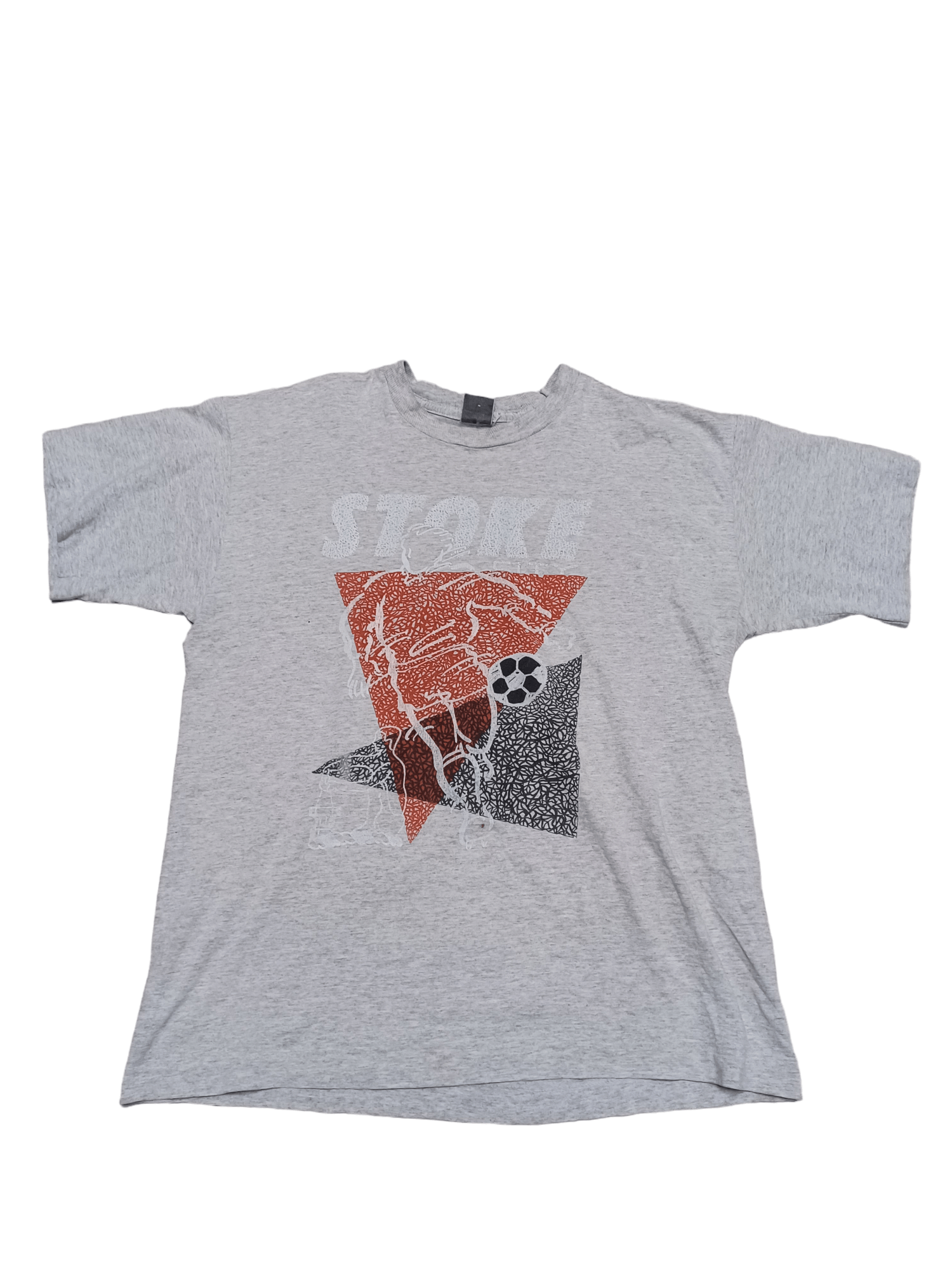 Fruit Of The Loom VINTAGE 90S SCREENSTARS STOKE CITY MERCH TEE Size US L / EU 52-54 / 3 - 1 Thumbnail