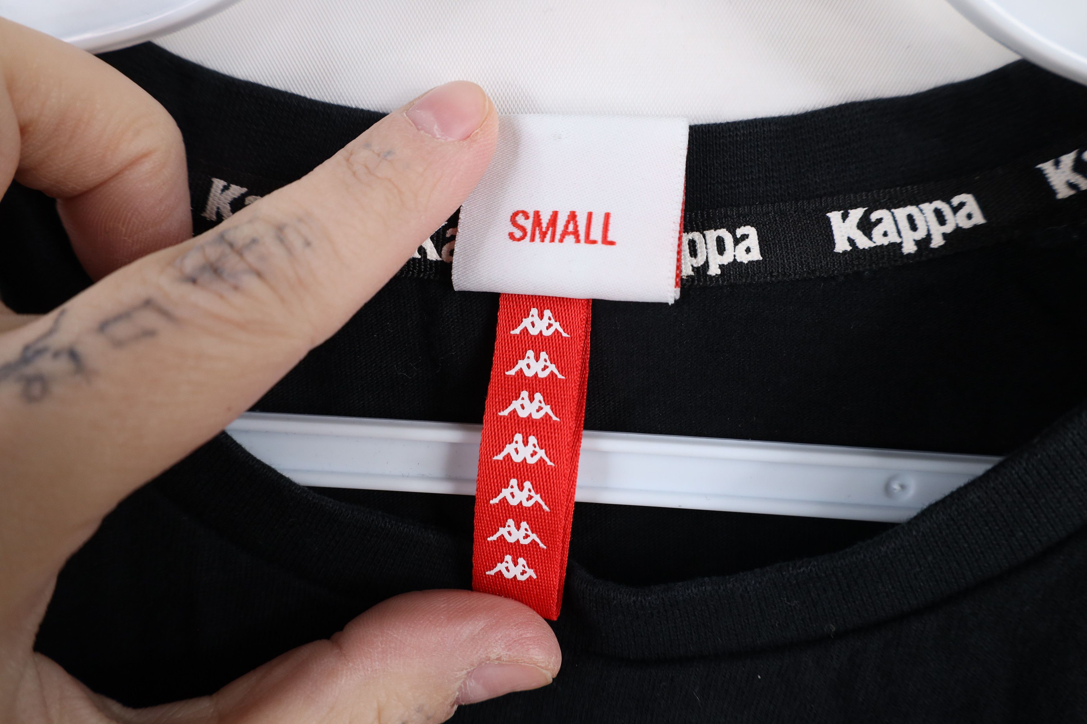 Kappa × Vintage Vintage Y2K Kappa Taped Logo Soccer Long Sleeve T-Shirt Size US S / EU 44-46 / 1 - 8 Thumbnail