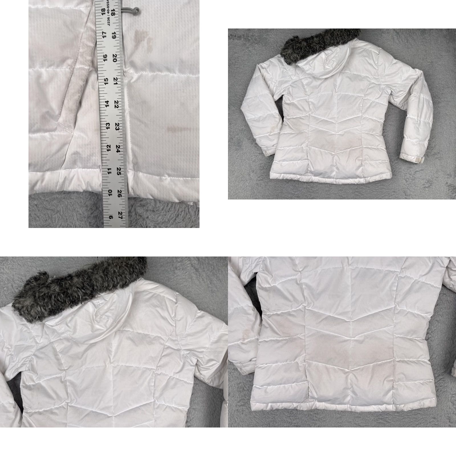 Vintage Columbia Jacket Womens M White Omni-Heat Hooded Puffer Ski Winter Outdoor Size M / US 6-8 / IT 42-44 - 9 Thumbnail