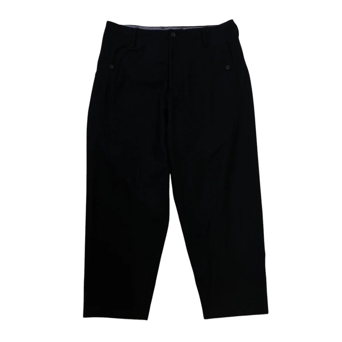 Yohji Yamamoto Yohji Yamamoto pour homme FLANNEL SIDE DART PANTS Size US 37 - 1 Thumbnail