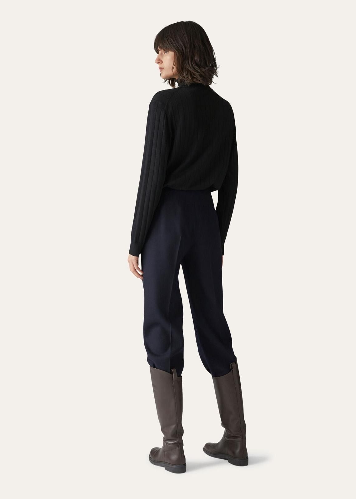 Loro Piana o1srvl11e0824 Porirua Turtleneck Sweater in Black Size L / US 10 / IT 46 - 4 Thumbnail