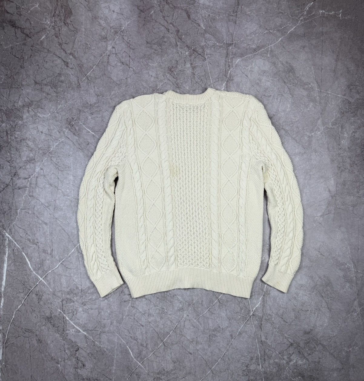 Polo Ralph Lauren Polo Ralph Lauren Heavyweight Cable Knit Cotton Sweater Size US M / EU 48-50 / 2 - 12 Thumbnail