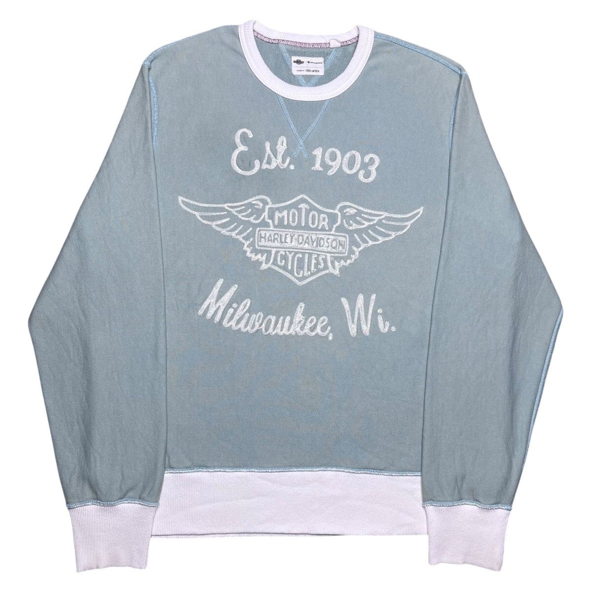 Champion × Todd Snyder Champion Todd Snyder Harley Davidson Milwaukee Sweatshirt Size US XL / EU 56 / 4 - 1 Thumbnail