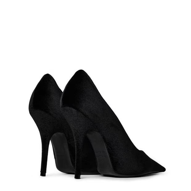 Balenciaga o1g2r1mq0924 Heels in Black Size US 7.5 / IT 37.5 - 4 Thumbnail