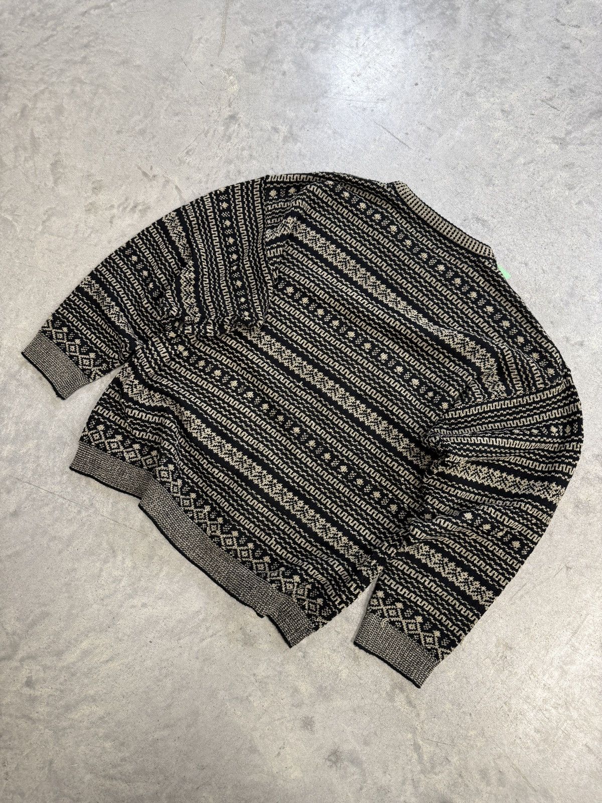 Other Vintage 1990s textured knit sweater Size US XL / EU 56 / 4 - 4 Thumbnail