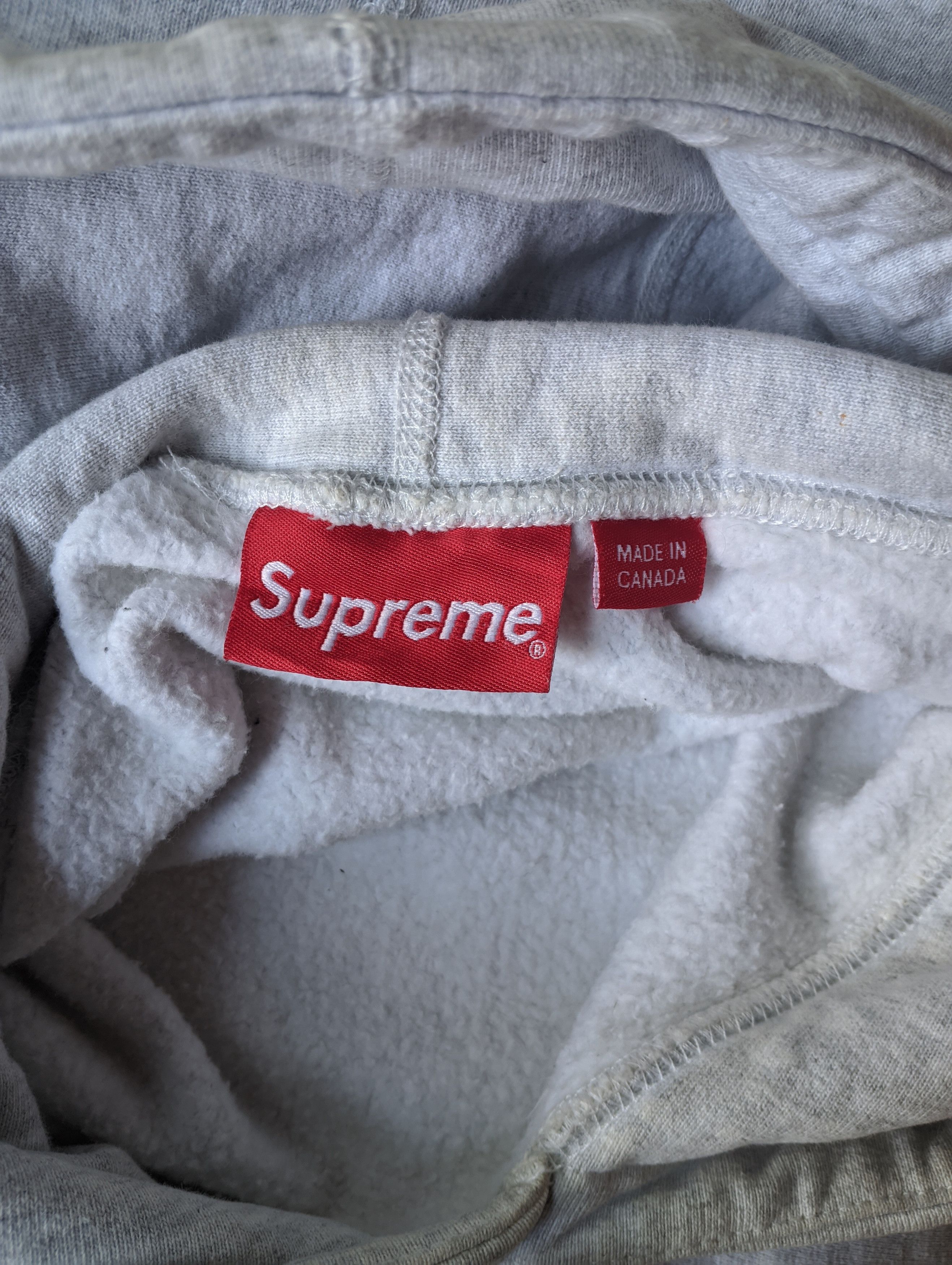 Supreme Supreme S Logo Hoodie Heather Grey Size US M / EU 48-50 / 2 - 7 Thumbnail