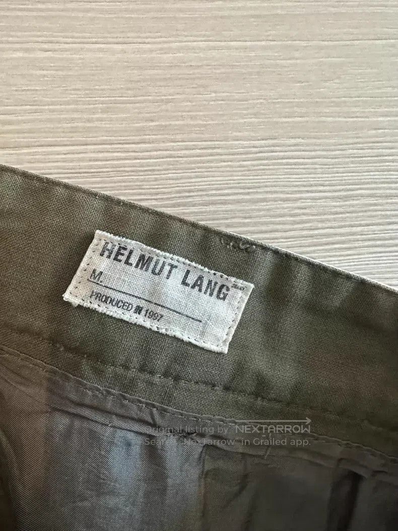 Helmut Lang Helmut Lang Military Green Cotton Pants, With Reflective S Size US 36 / EU 52 - 5 Thumbnail