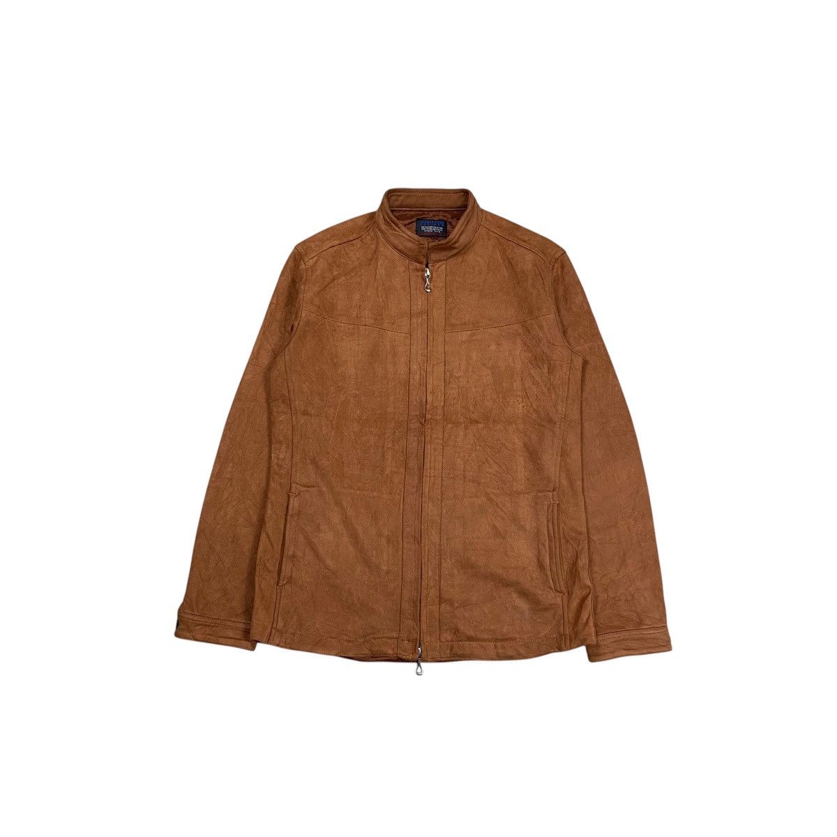 14th Addiction Nicole Club For Men Two-Way Zip Suede Jacket Size US M / EU 48-50 / 2 - 1 Thumbnail