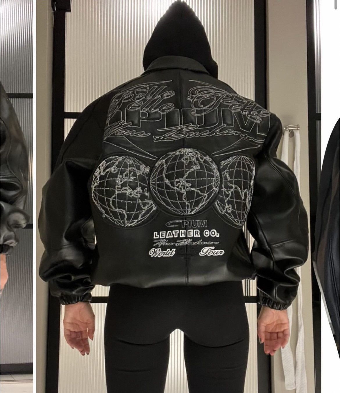 Pelle Pelle Playboy Carti x pelle pelle 3 globe leather jacket Size US XL / EU 56 / 4 - 14 Thumbnail