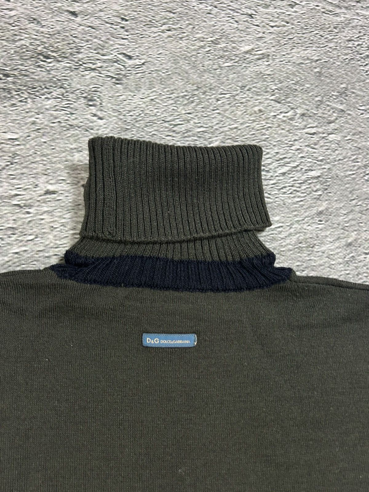 Dolce & Gabbana Dolce & Gabbana vintage sweater turtleneck big logo knit Size US M / EU 48-50 / 2 - 11 Thumbnail