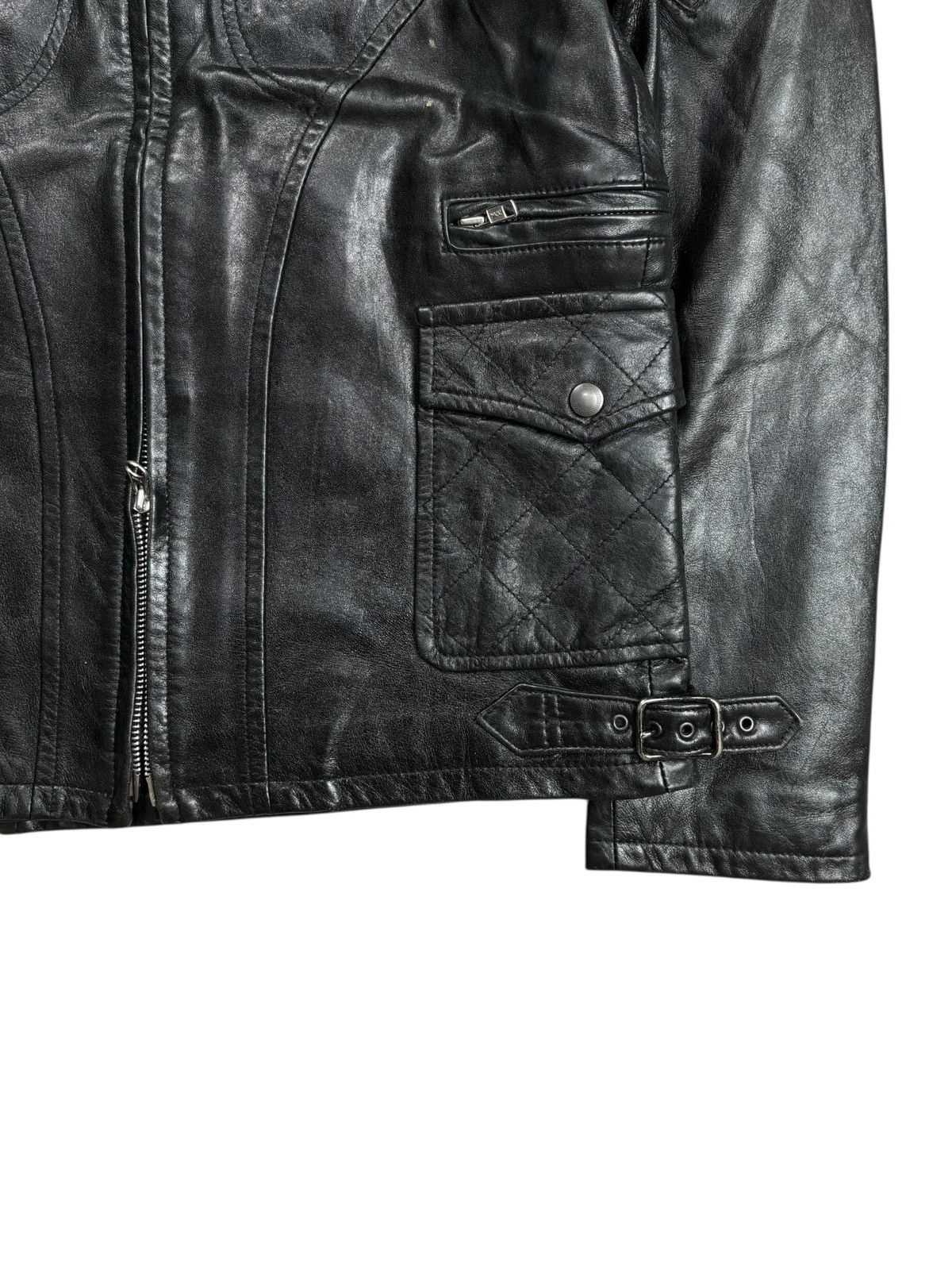 Ekam 2000s Abahouse - Vkei Syle Rider Denim Jacket Size US M / EU 48-50 / 2 - 8 Thumbnail