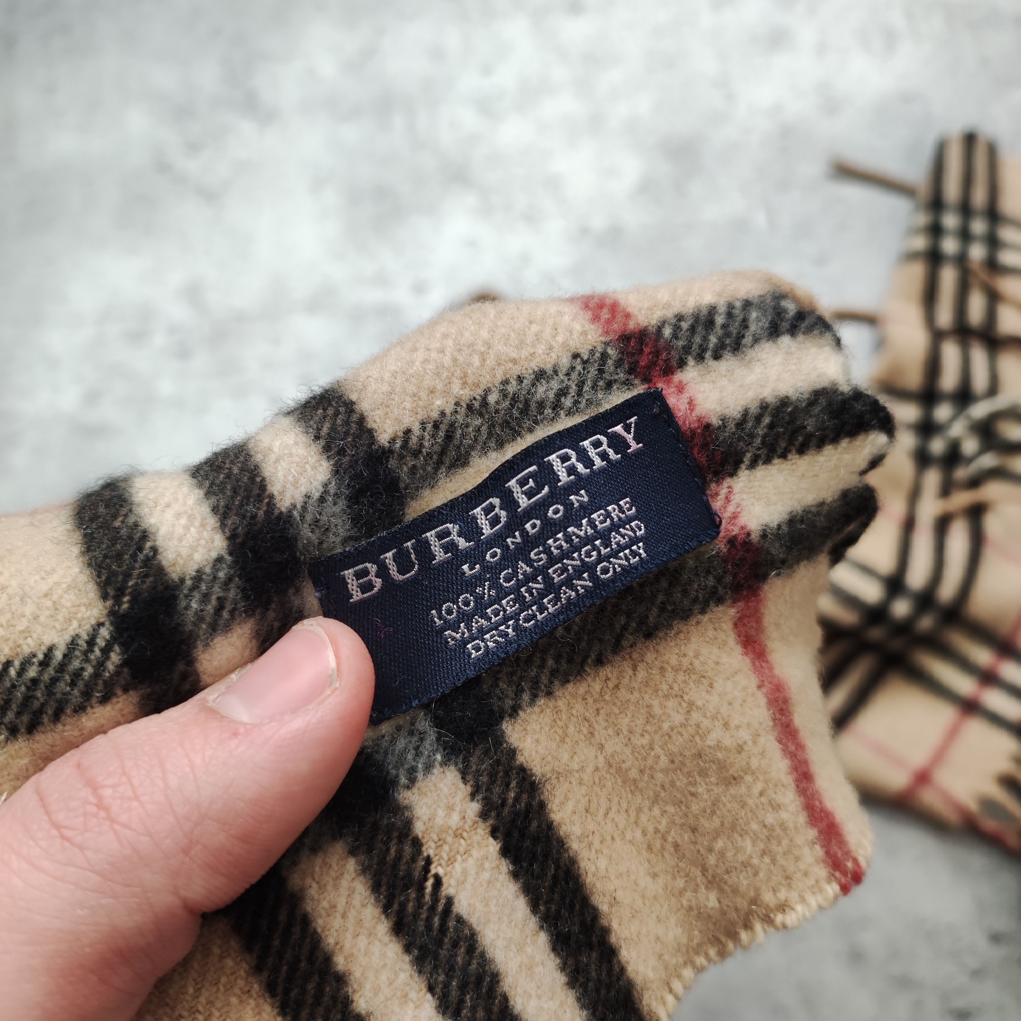Burberry RARE Vintage 90s Burberrys London Checkered Nova Scarve Size ONE SIZE - 5 Thumbnail