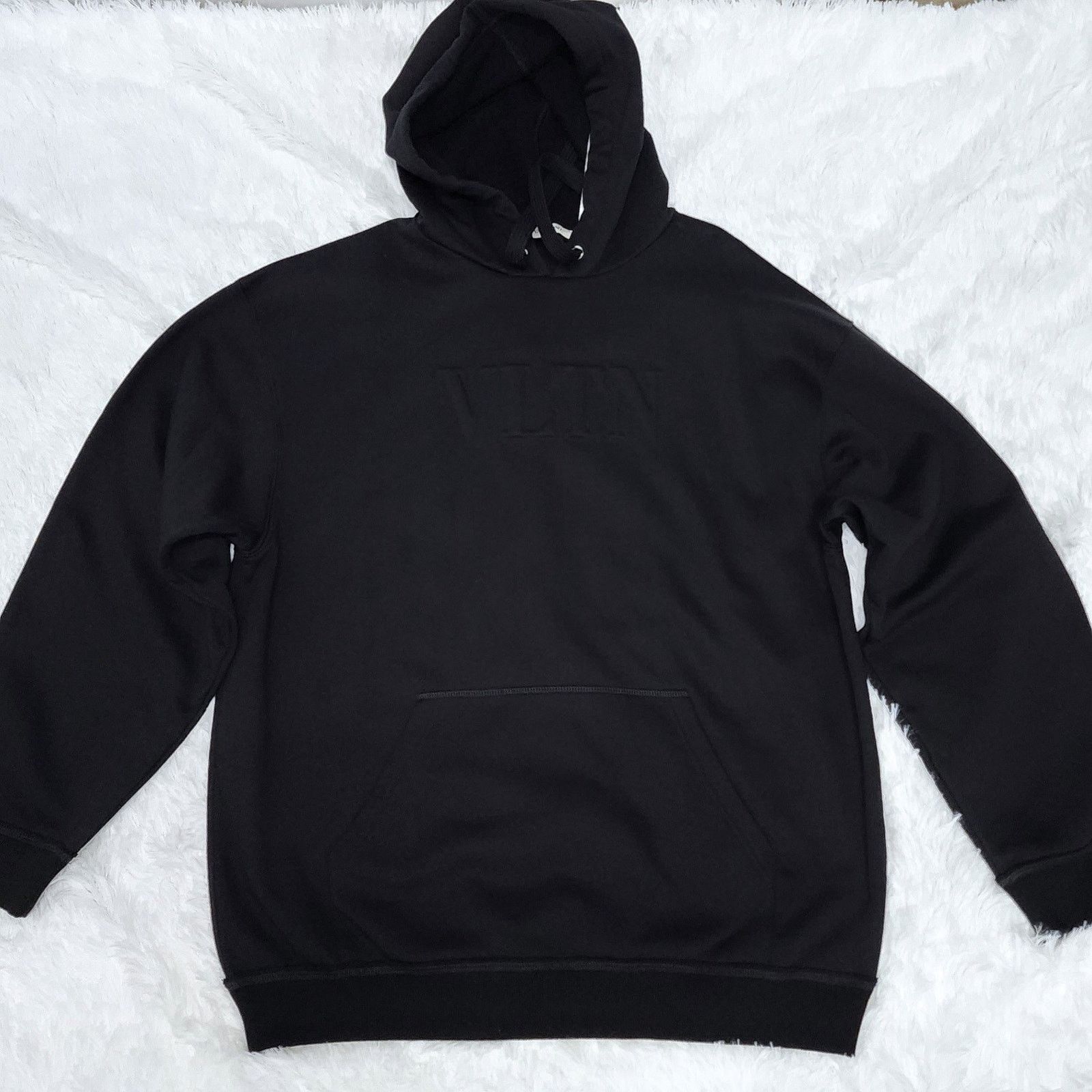 Valentino Valentino VLTN Embossed Logo Hoodie Black Size L MSRP $1090 Size US L / EU 52-54 / 3 - 1 Thumbnail