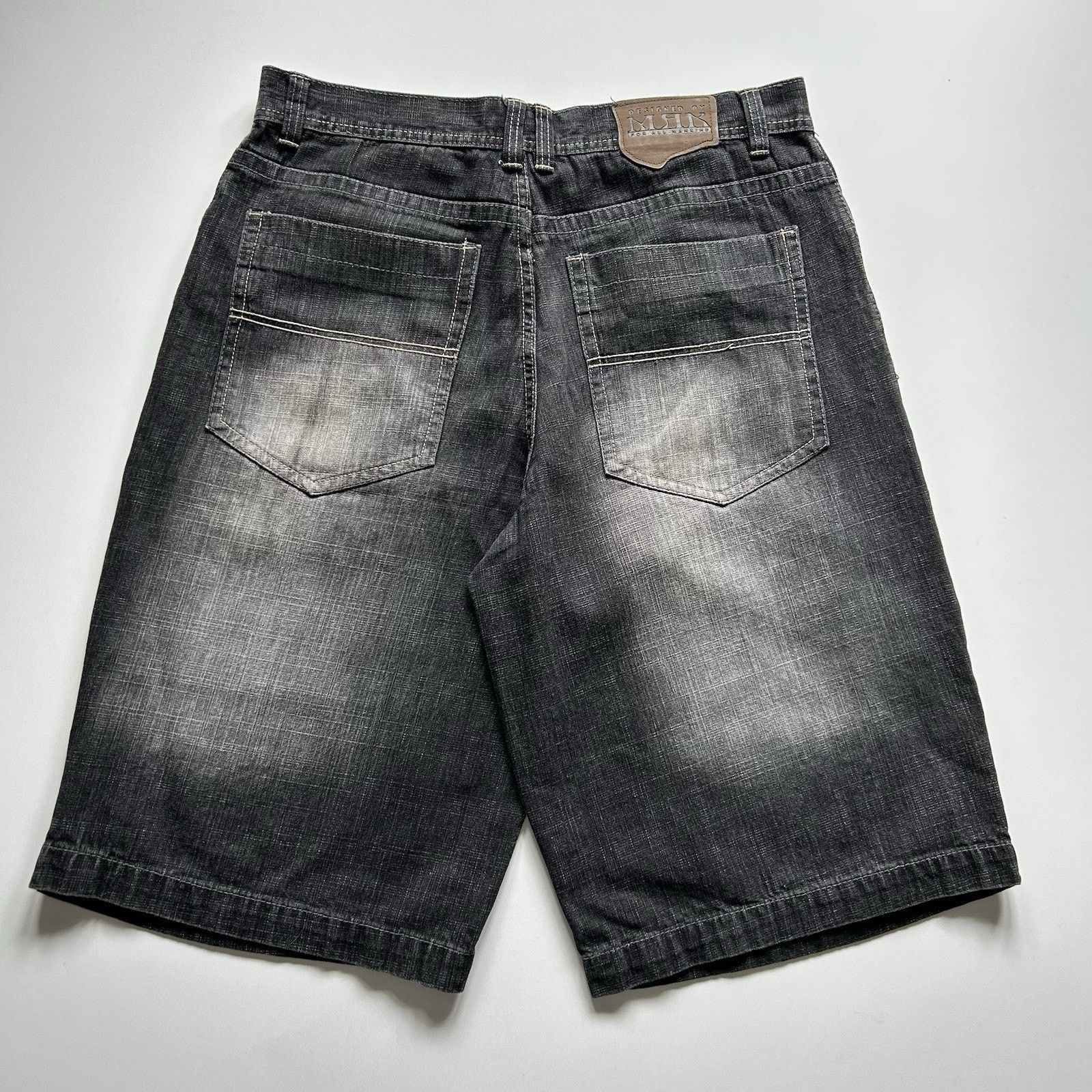 Nautica × Streetwear × Vintage Nautica Jeans Black Denim Shorts