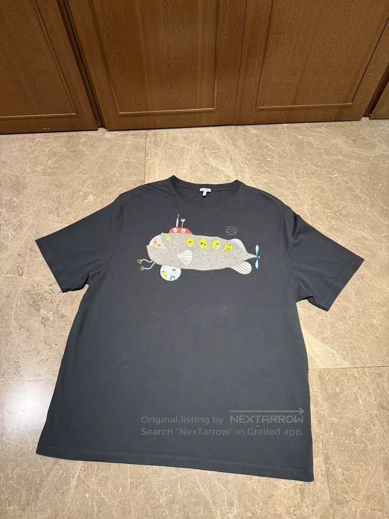 Loewe LOEWE Submarine Print Short-Sleeve T-Shirt Size M / US 6-8 / IT 42-44 - 1 Thumbnail