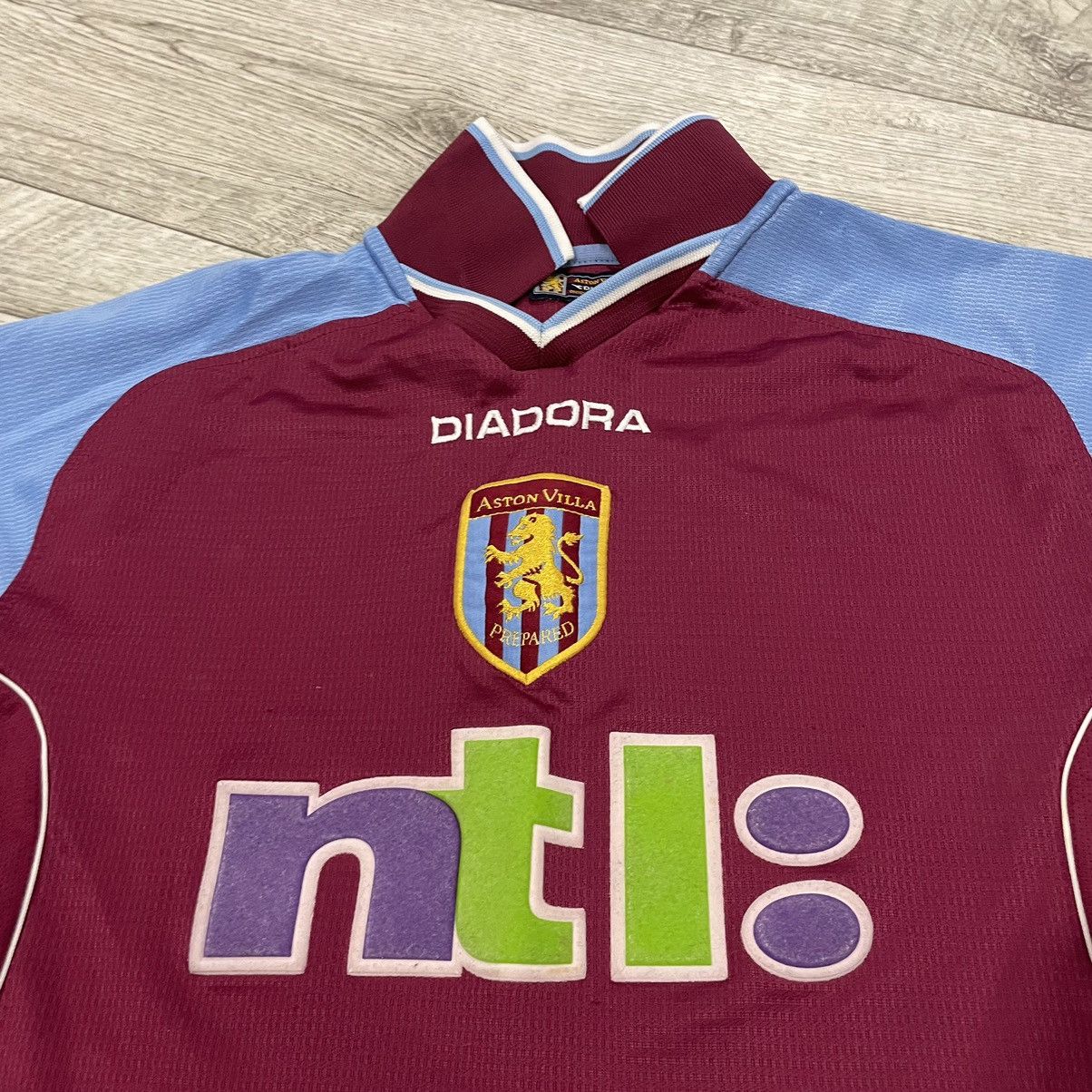 Other Aston Villa 90s diadora NTL tee soccer jersey shirt Size US S / EU 44-46 / 1 - 2 Thumbnail