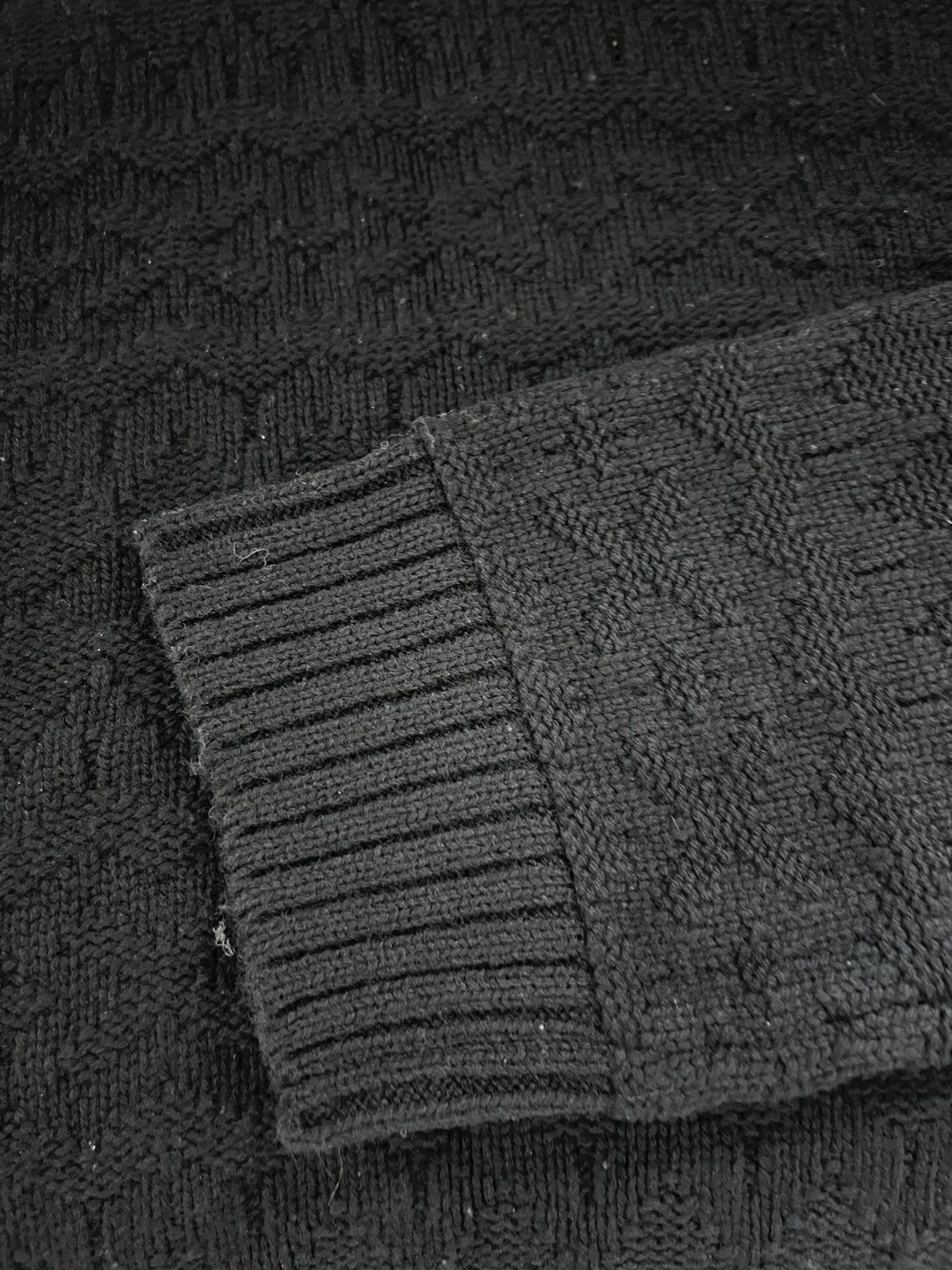 Fair isle turtle-neck sweater/jumper, IT50 or M/L, Japan