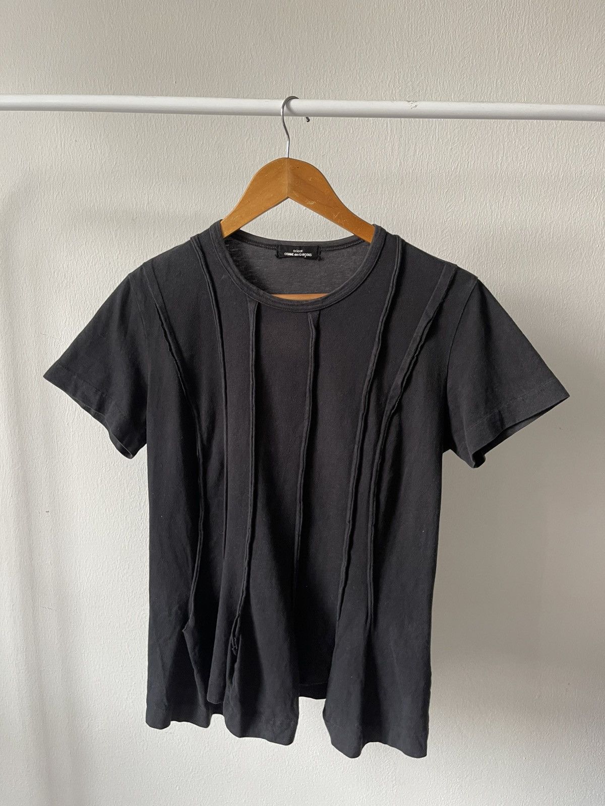Comme des Garcons Homme Plus 2008 Comme Des Garcons Tricots Cut Tee Size US S / EU 44-46 / 1 - 3 Thumbnail