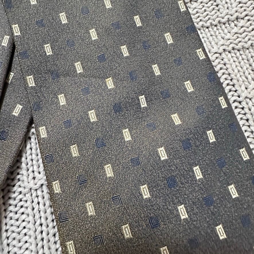 Other Beau Brummel metallic gray geometric silk tie Size ONE SIZE - 2 Thumbnail