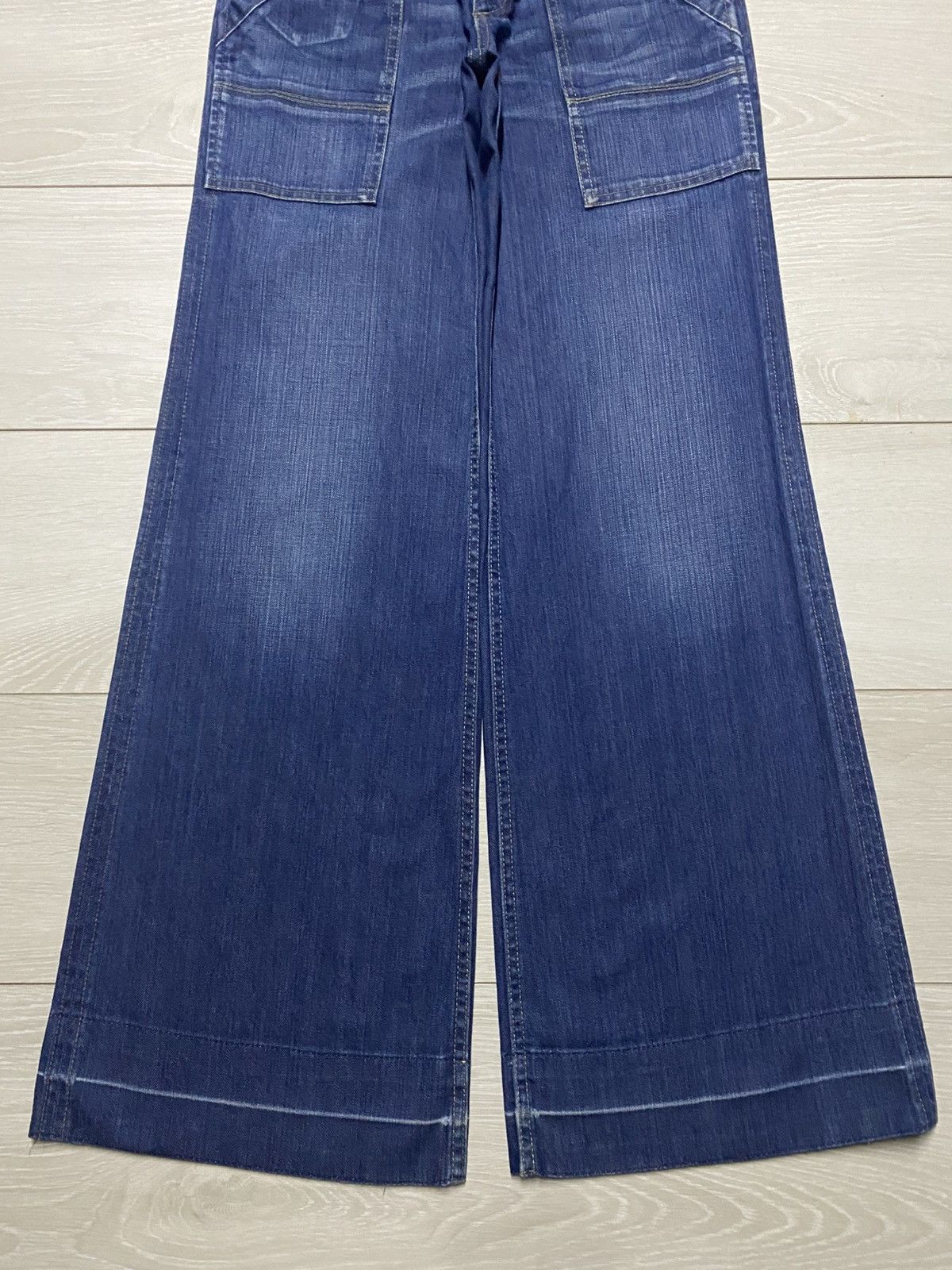 Joie Vintage Joie Blue Wash Super Baggy Jeans Size 28" / US 6 / IT 42 - 4 Thumbnail