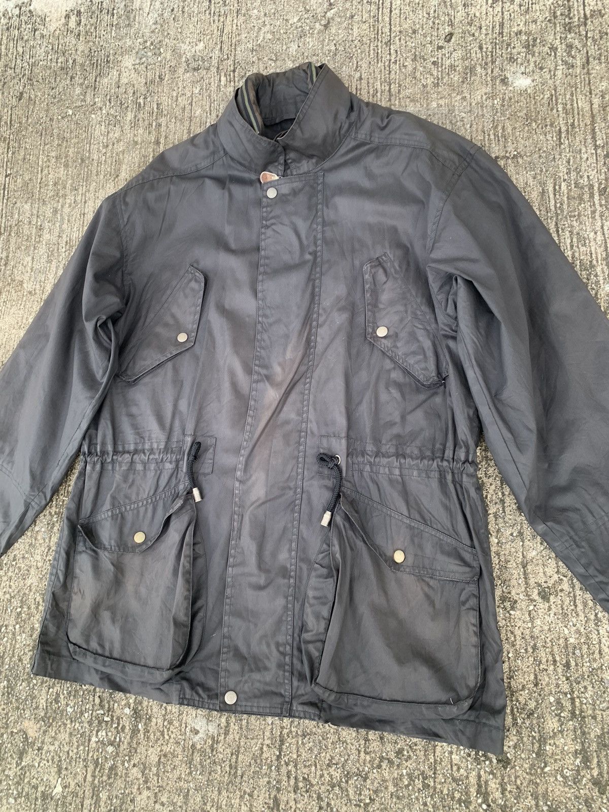 Joseph Abboud Rare 🔥 vintage 90s sun faded joseph abboud waxed jacket Size US M / EU 48-50 / 2 - 6 Thumbnail