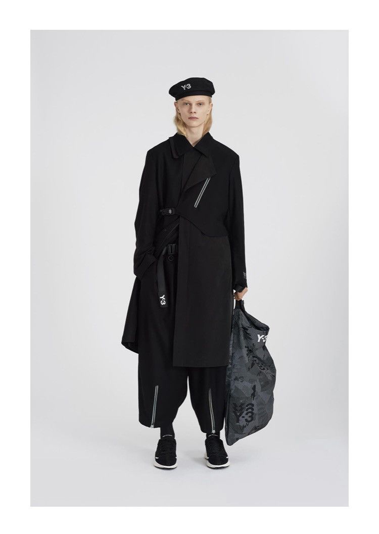 Y-3 CH1 Wool Flannel Coat Size US XL / EU 56 / 4 - 1 Thumbnail