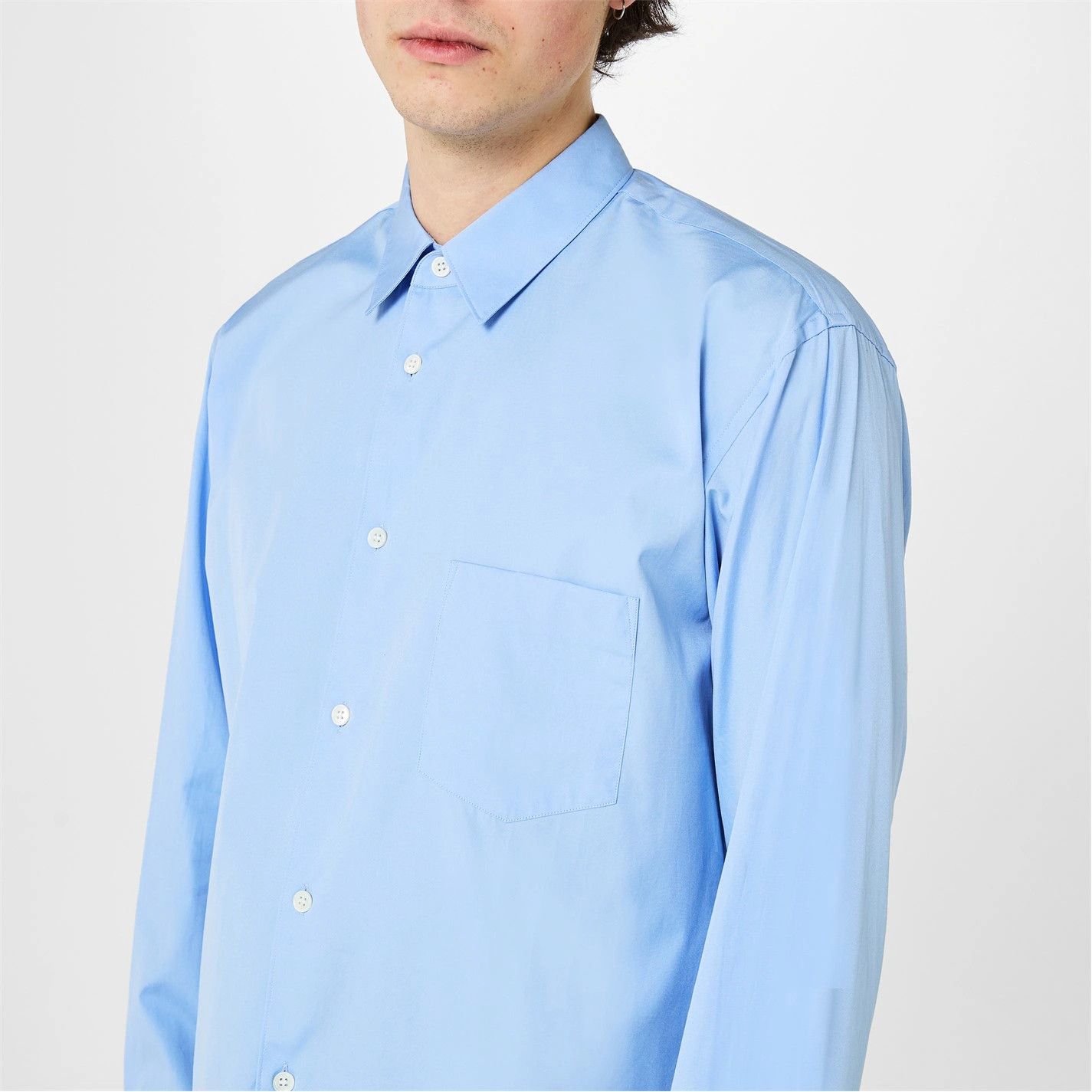 Comme des Garcons SHIRT o1g2r1mq0426 Basic Shirt in Sky Blue Size US M / EU 48-50 / 2 - 3 Thumbnail