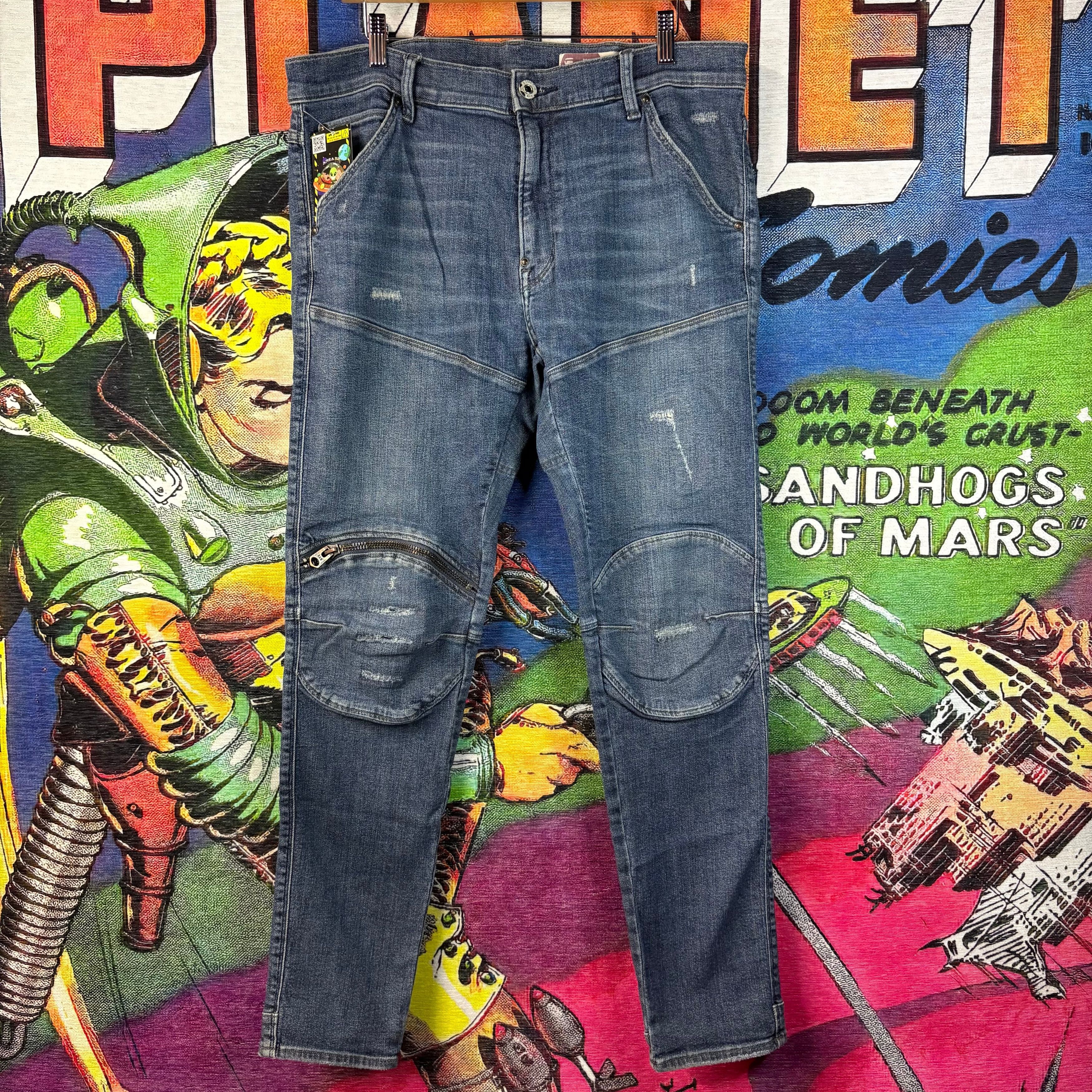 G-Star G-Star 5620 3D Zip Knee Skinny Jeans Size 36” Size US 36 / EU 52 - 1 Thumbnail
