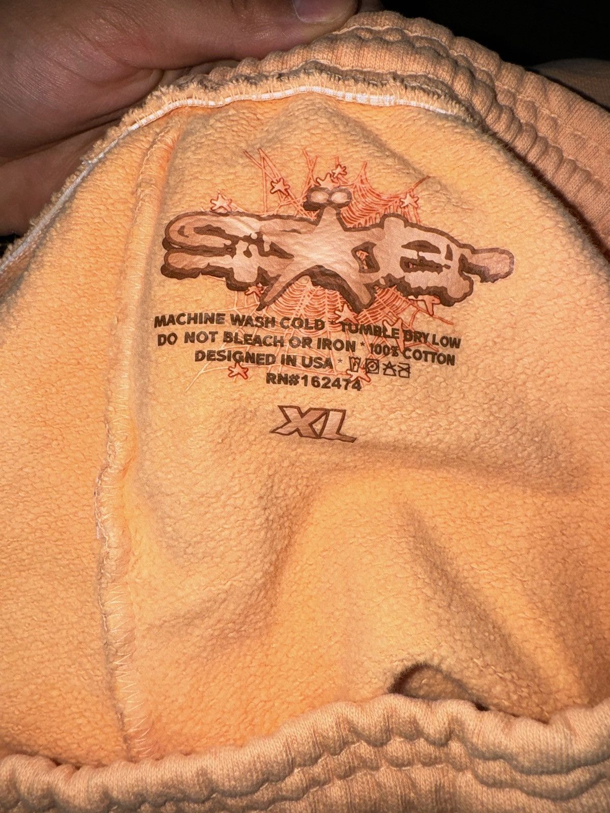Sp5der × Vintage Sp5der sweatpants Bellini Size US 36 / EU 52 - 2 Thumbnail