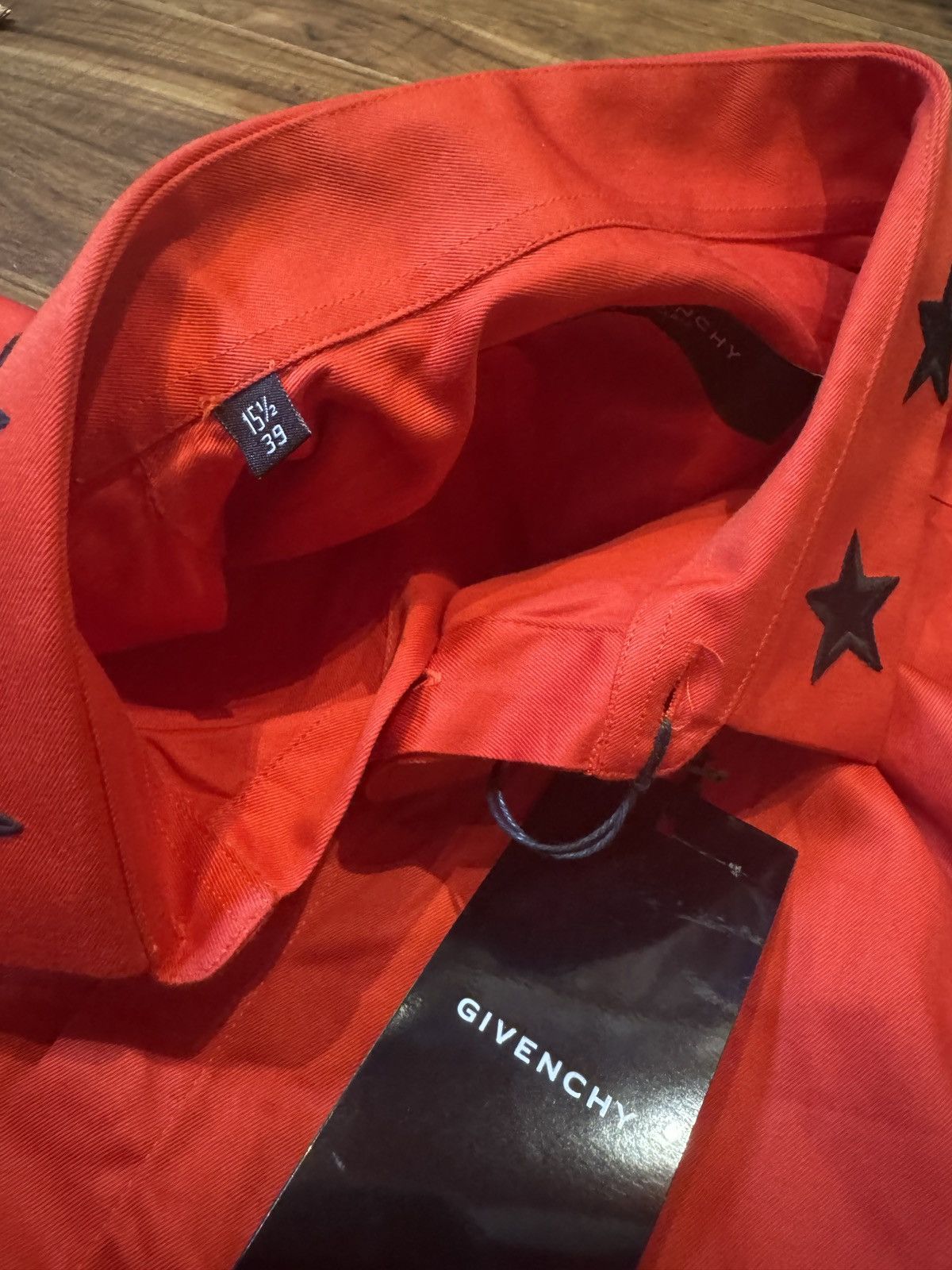 Givenchy Givenchy Embroidered Black Stars Button Shirt Size US XXS / EU 40 - 6 Thumbnail